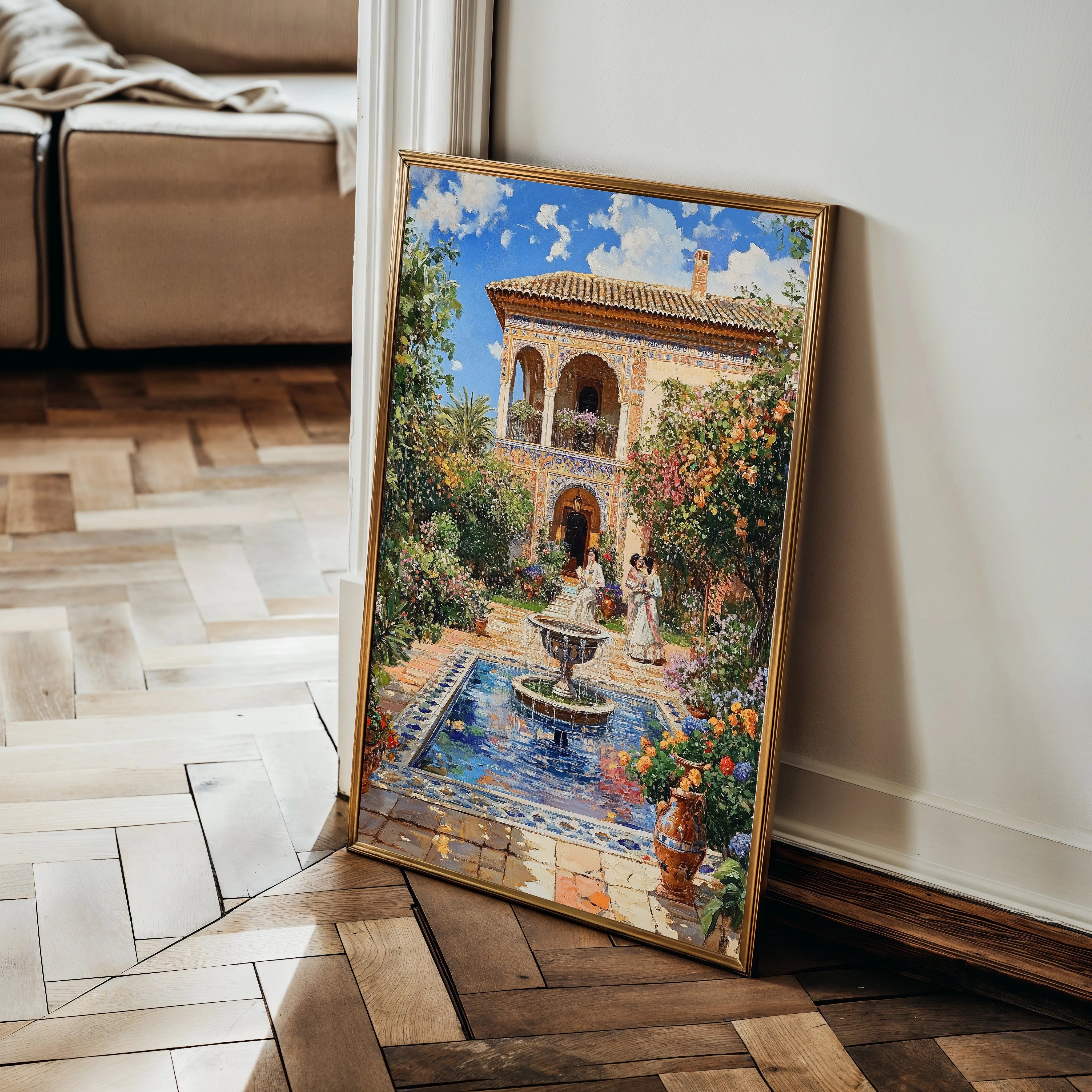 Orientalist 057 Canvas Art 60 x 40 cm / Black