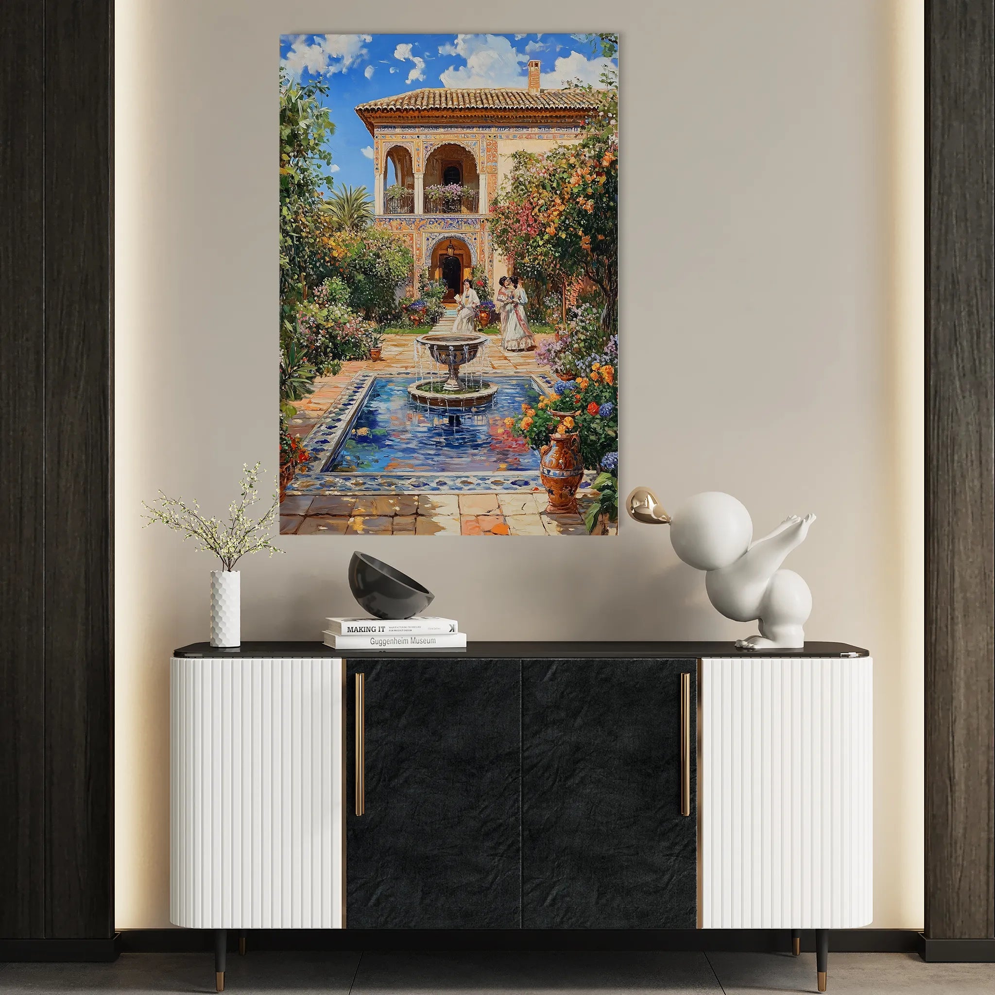 Orientalist 057 Canvas Art 60 x 40 cm / Black