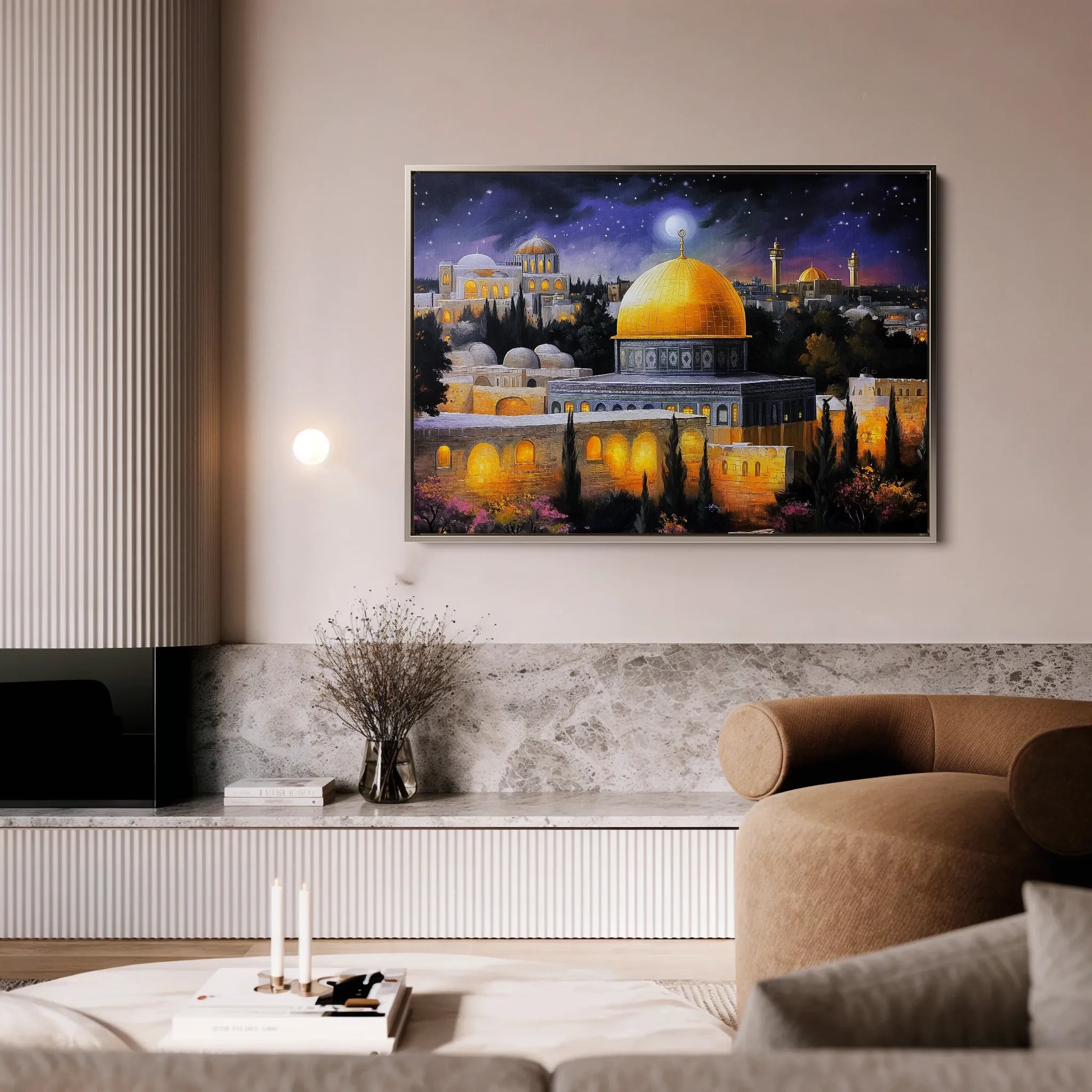 Palestine 057 Canvas Art 60 x 40 cm / Black