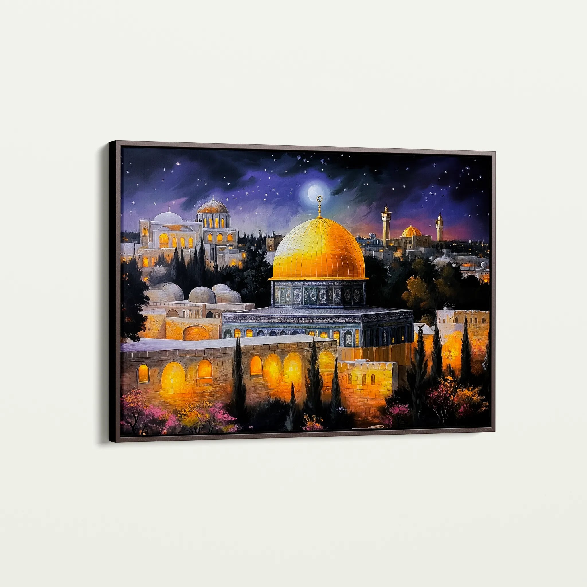 Palestine 057 Canvas Art 60 x 40 cm / Black