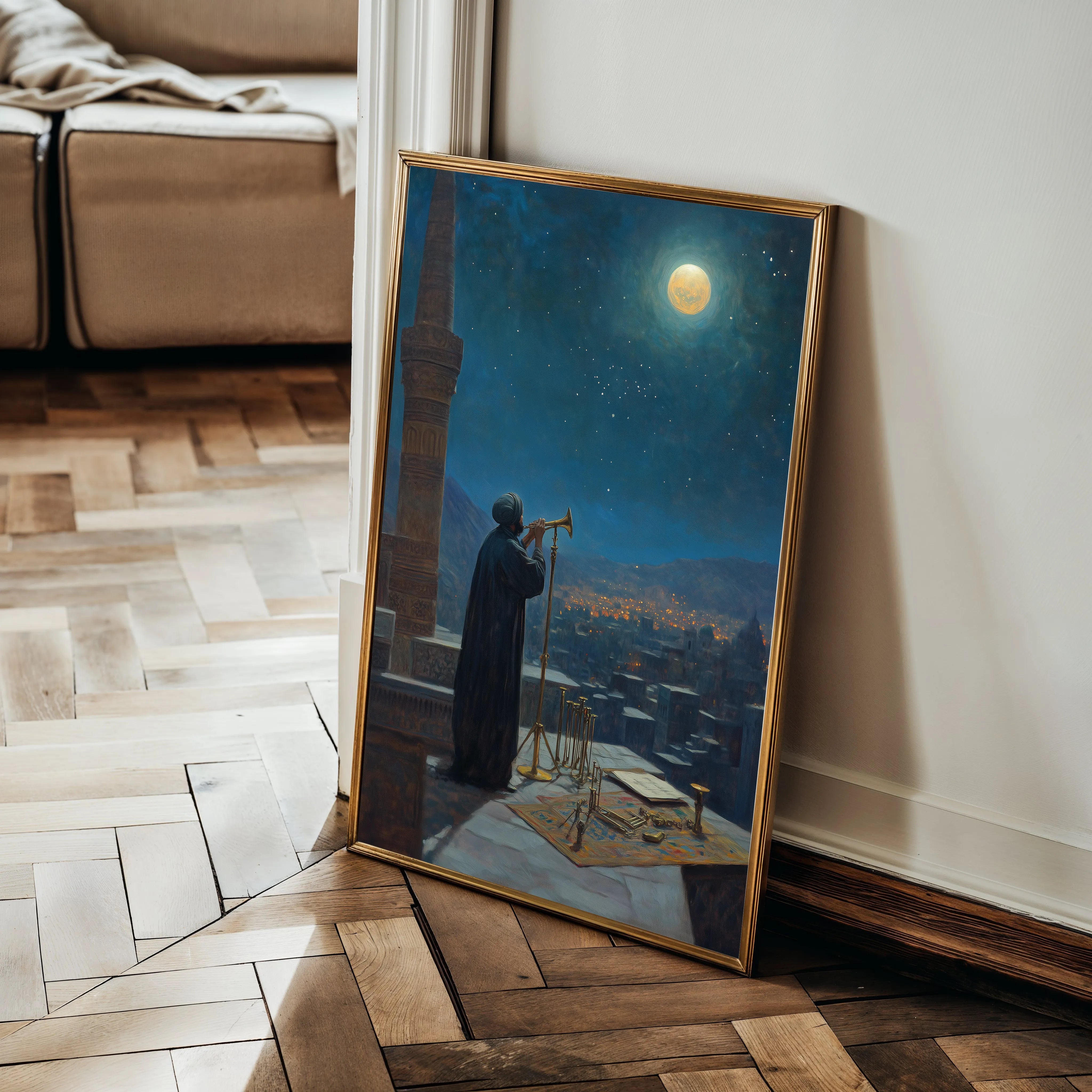 Orientalist 058 Canvas Art 60 x 40 cm / Black