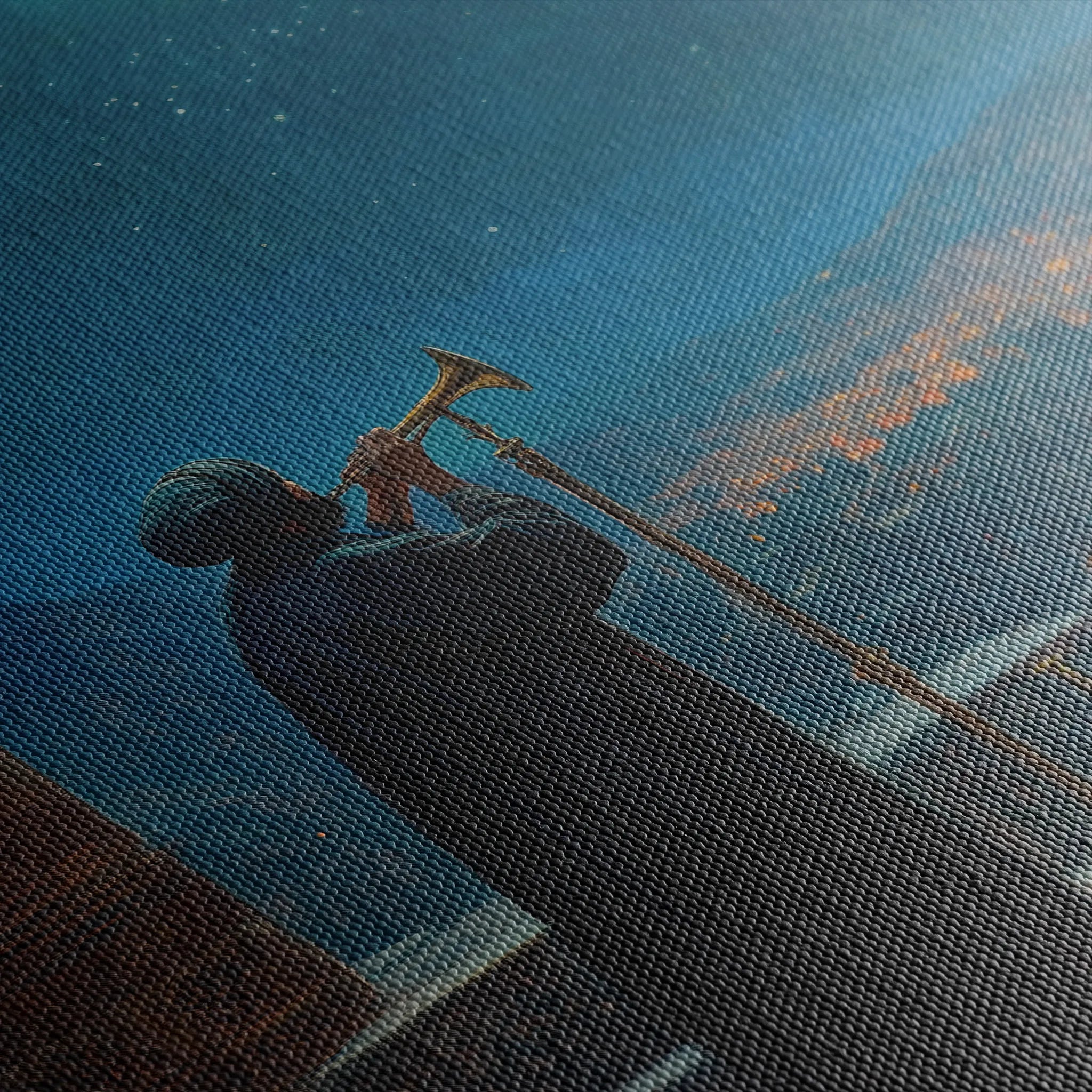 Orientalist 058 Canvas Art 60 x 40 cm / Black