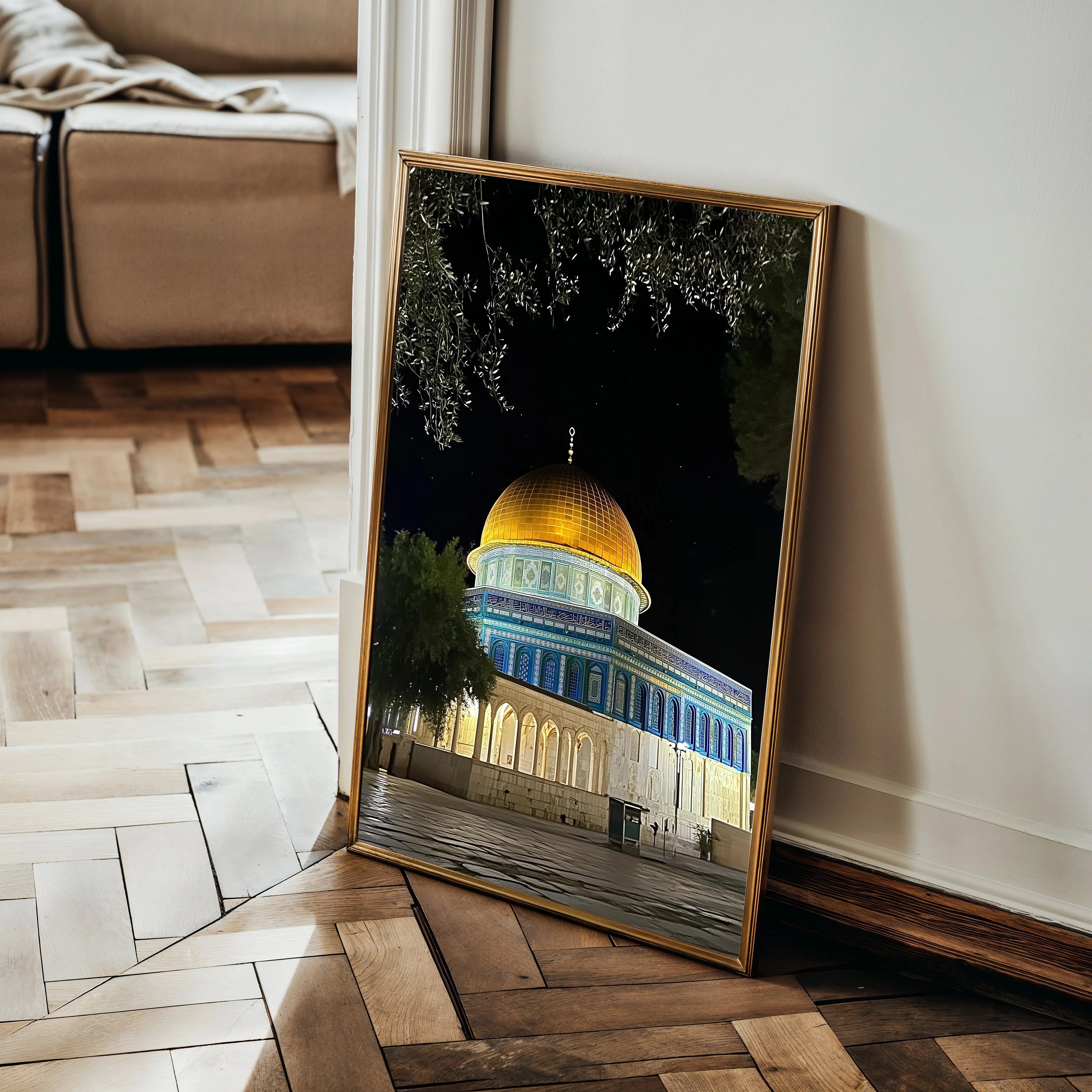 Palestine 058 Canvas Art 60 x 40 cm / Black
