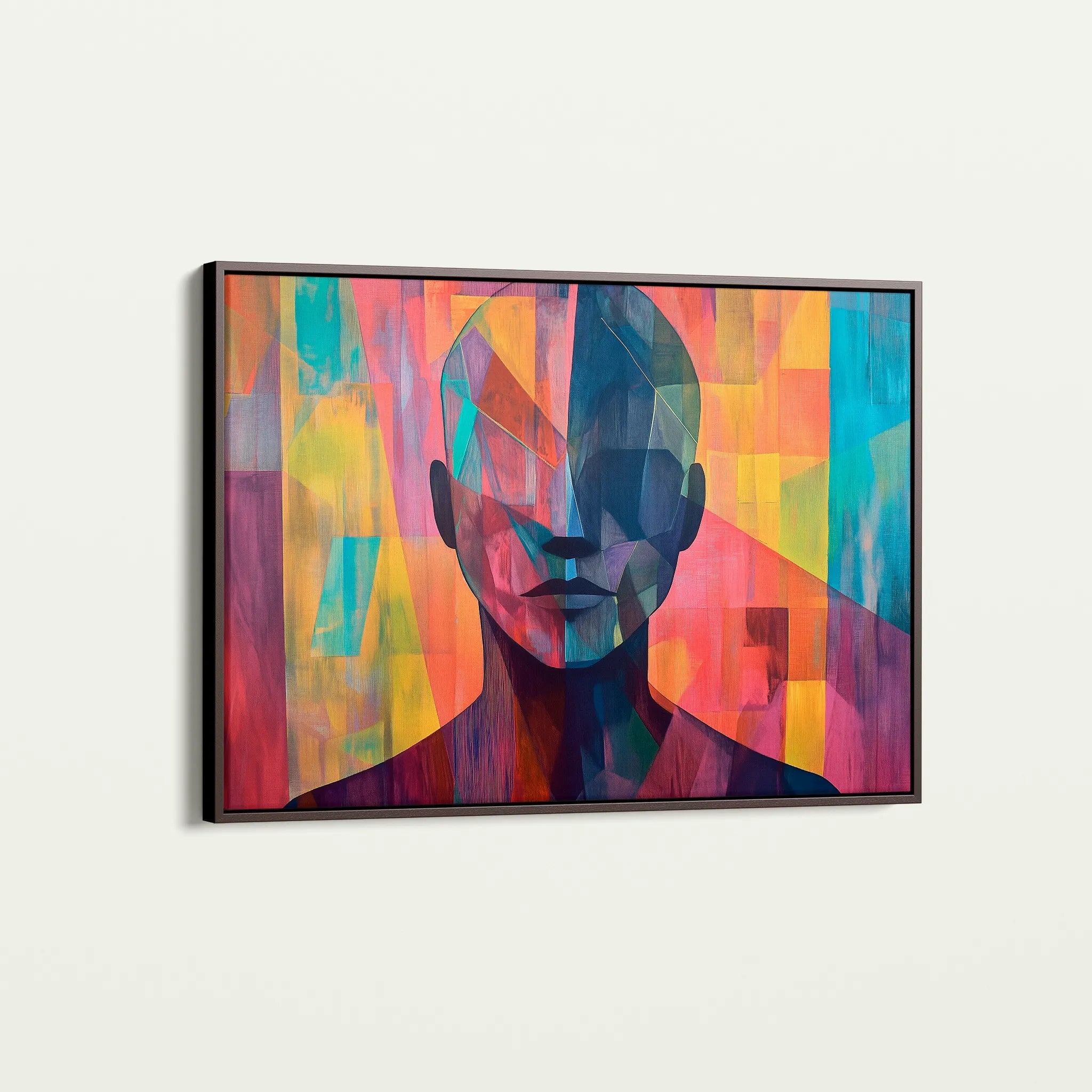 Portrait 058 Canvas Art 60 x 40 cm / Black