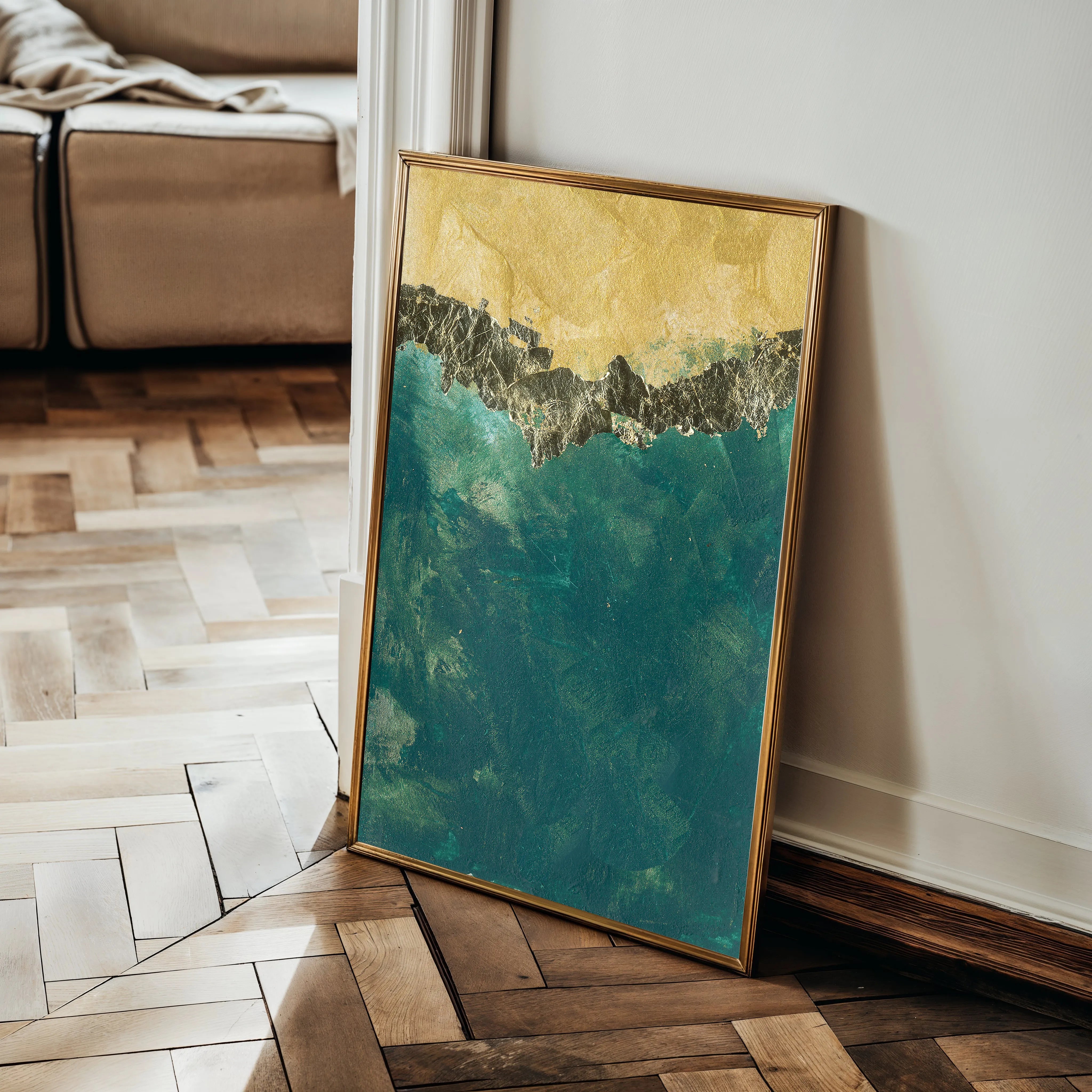 Abstract 059 Canvas Art 60 x 40 cm / Black