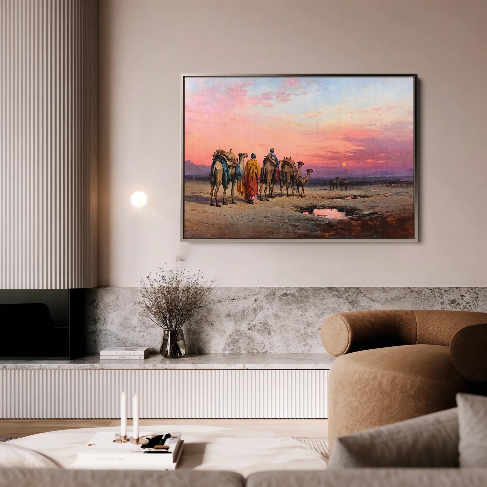 Orientalist 059 Canvas Art 60 x 40 cm / Black