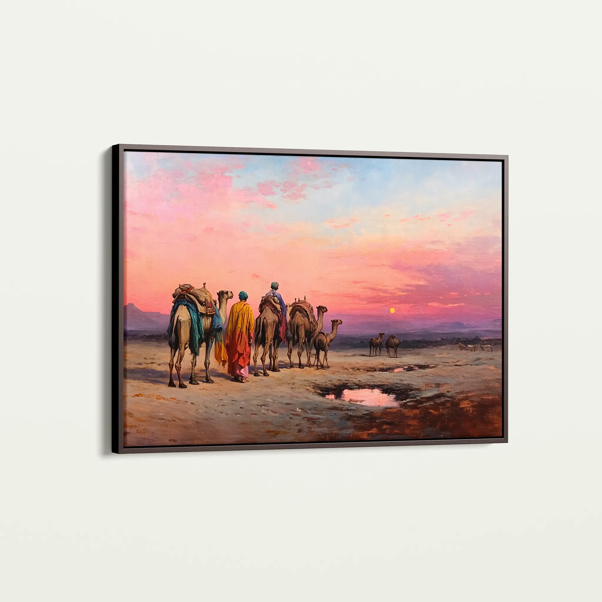 Orientalist 059 Canvas Art 60 x 40 cm / Black