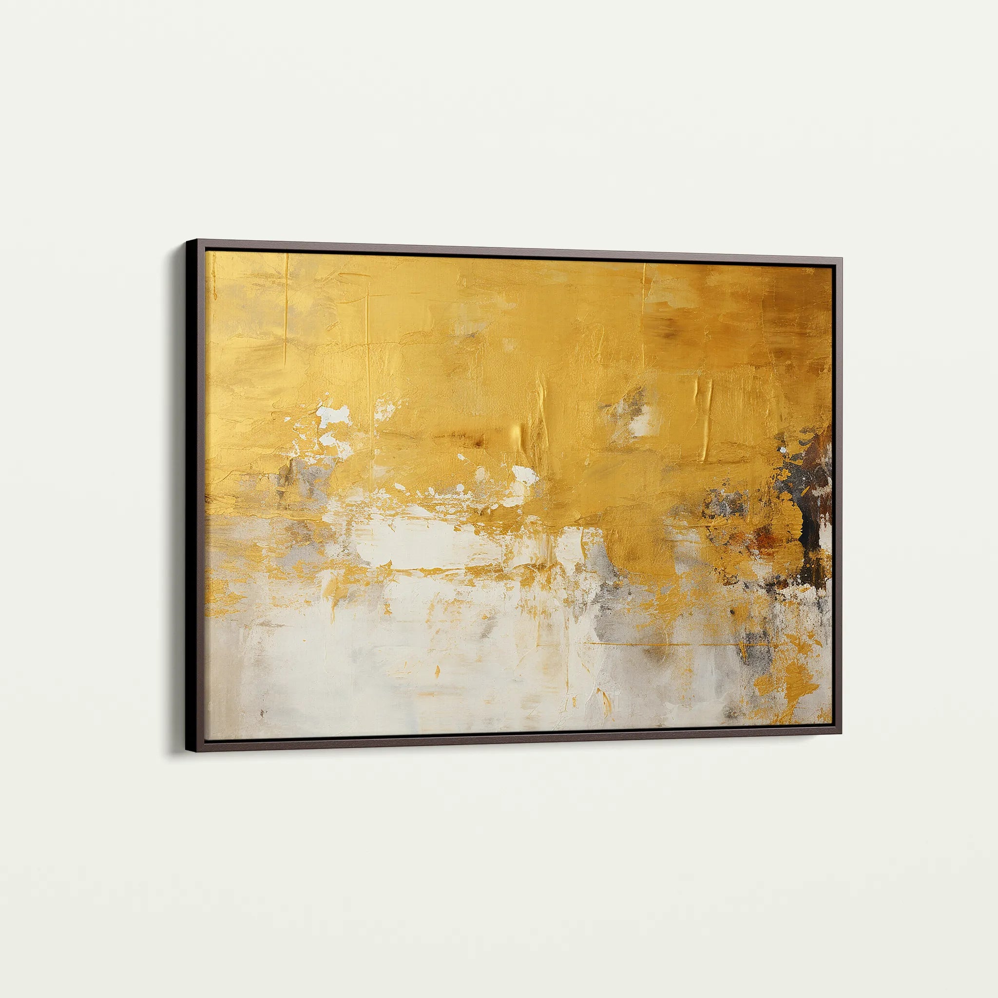 Abstract 060 Canvas Art 60 x 40 cm / Black