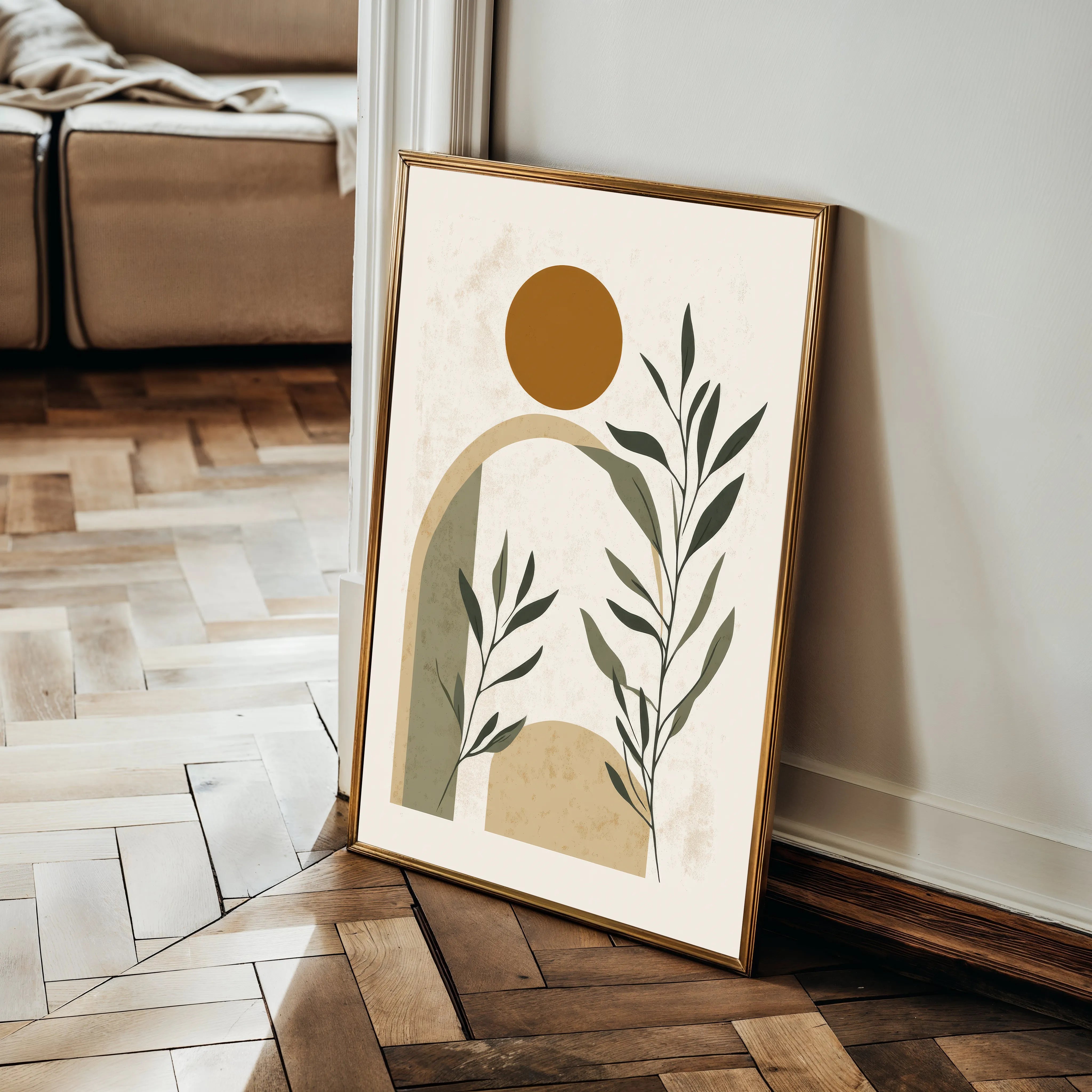 Boho 060 Canvas Art 60 x 40 cm / Black