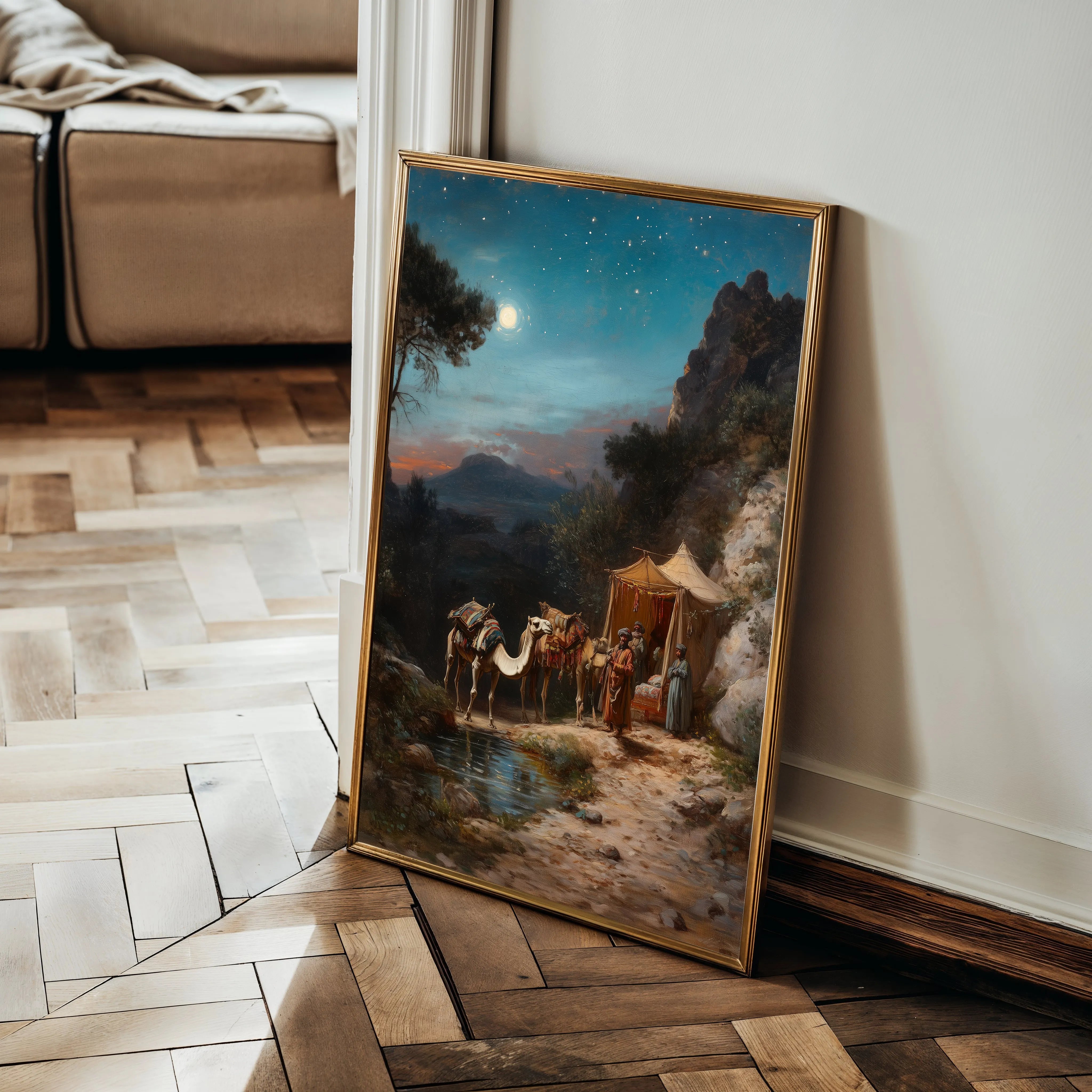 Orientalist 060 Canvas Art 60 x 40 cm / Black