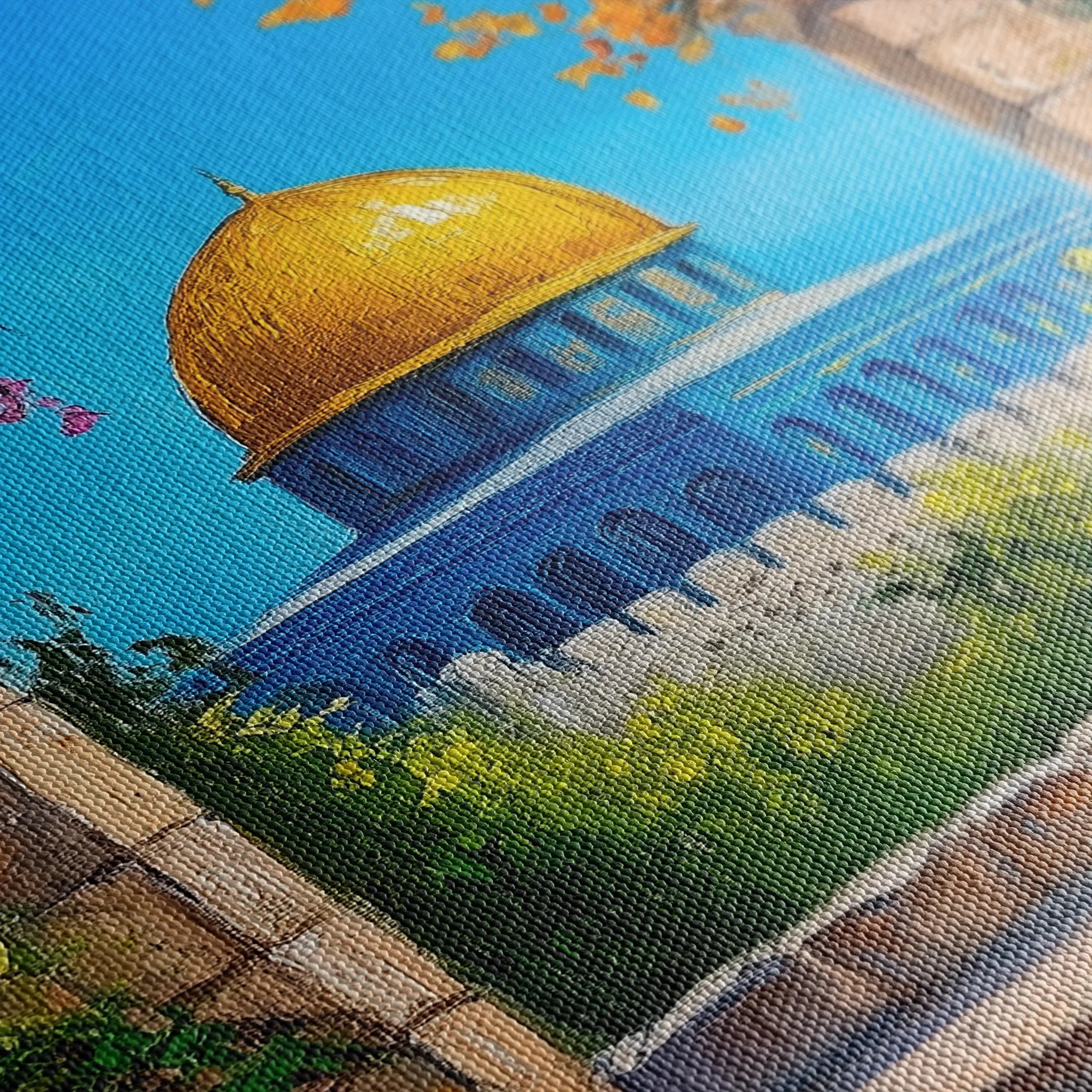 Palestine 060 Canvas Art 60 x 40 cm / Black