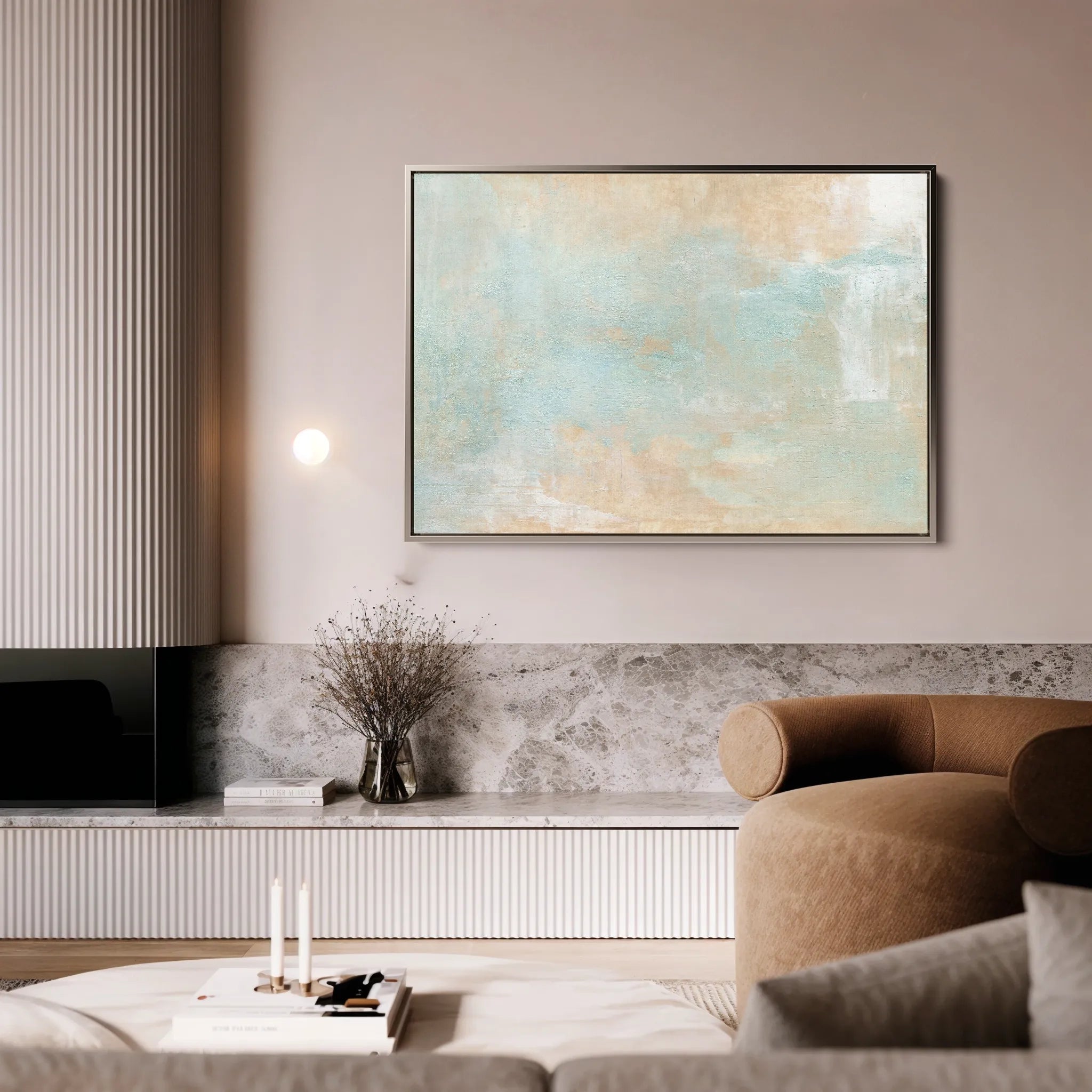 Abstract 061 Canvas Art 60 x 40 cm / Black