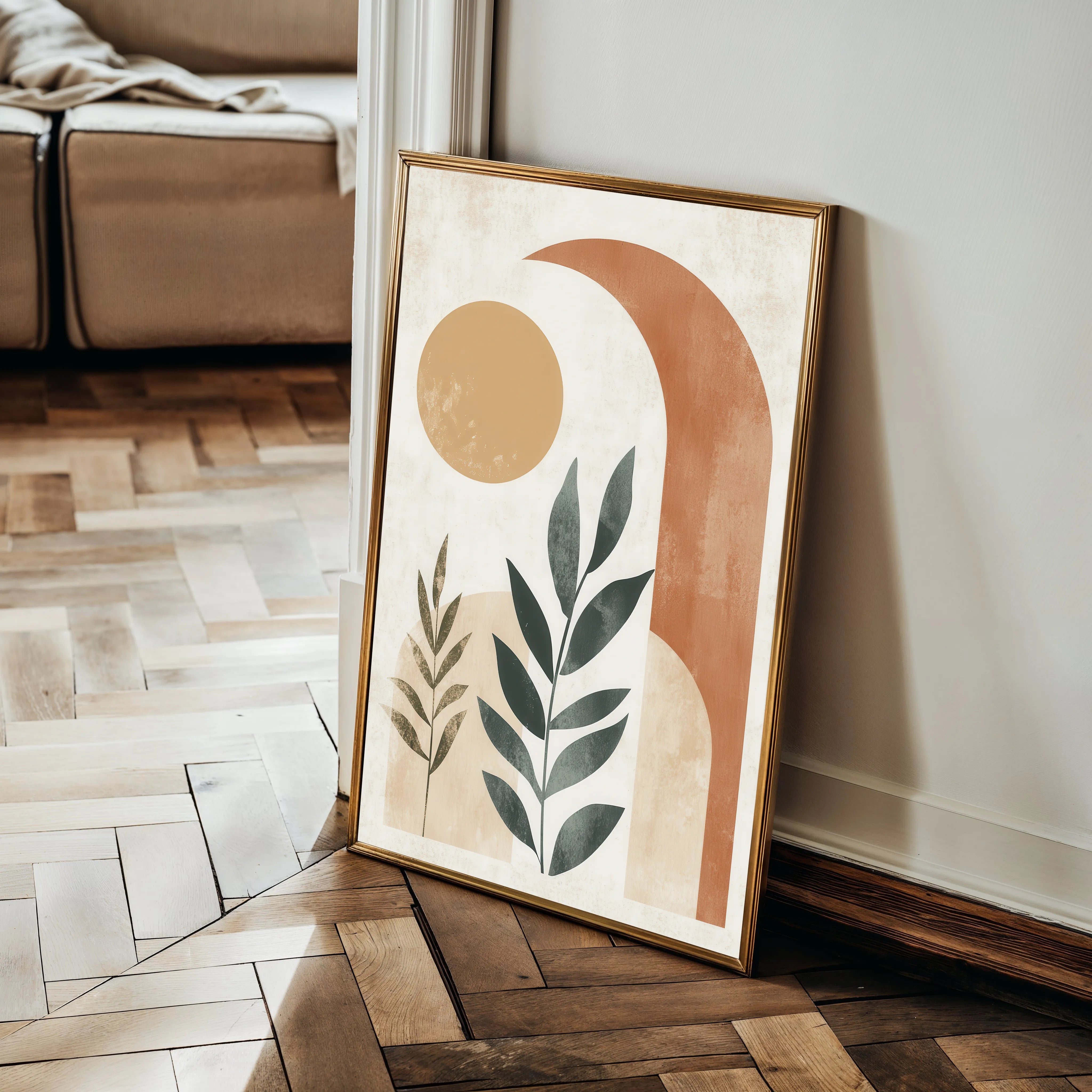 Boho 061 Canvas Art 60 x 40 cm / Black