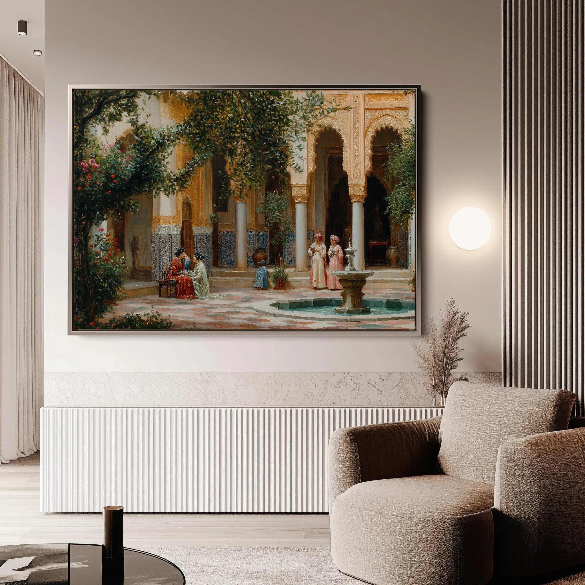Orientalist 061 Canvas Art 60 x 40 cm / Black