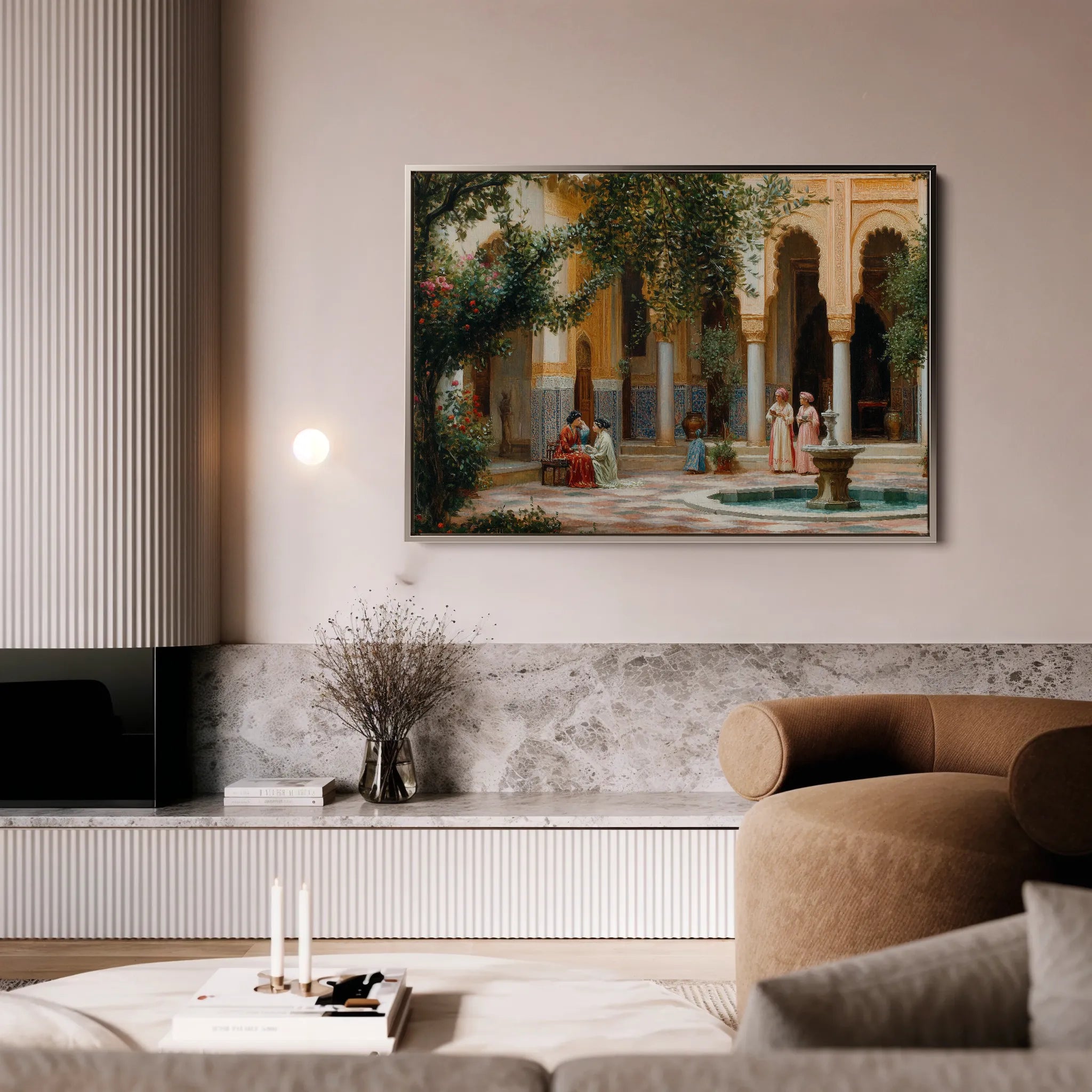 Orientalist 061 Canvas Art 60 x 40 cm / Black