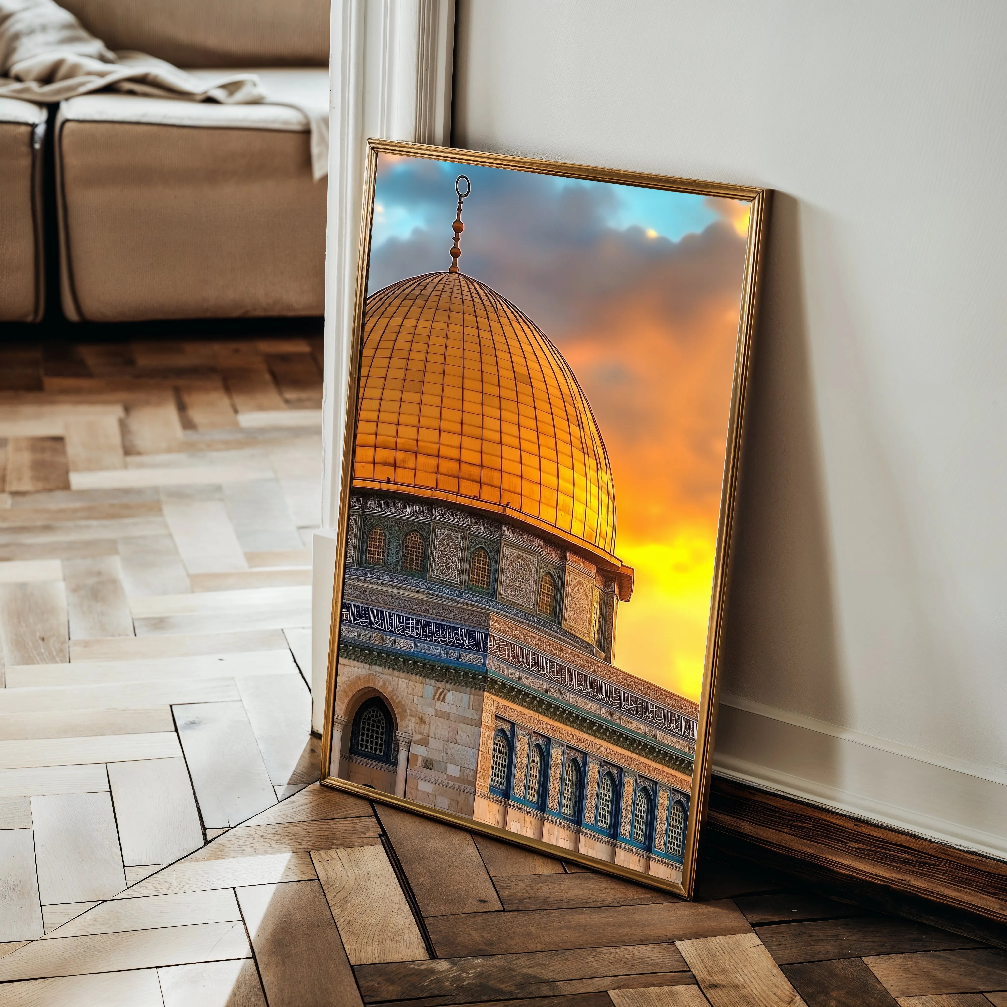 Palestine 061 Canvas Art 60 x 40 cm / Black