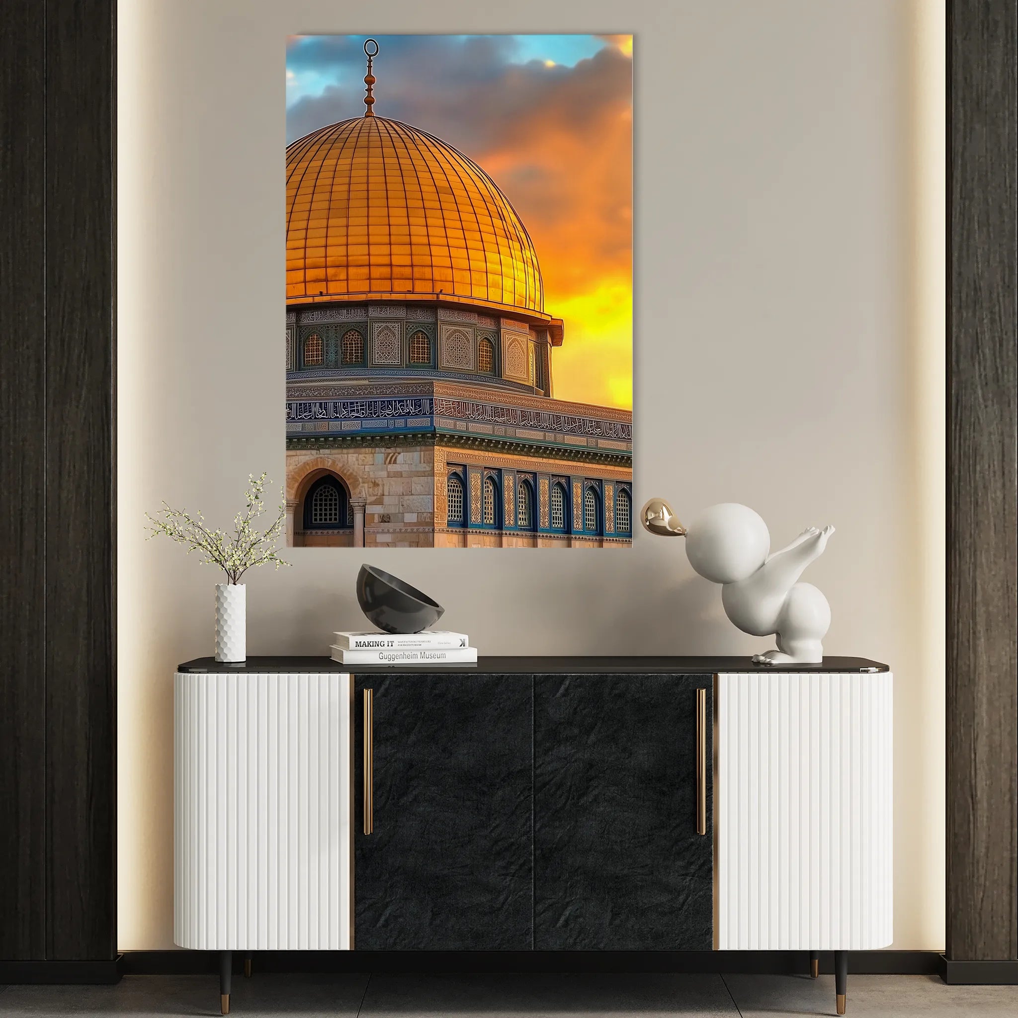 Palestine 061 Canvas Art 60 x 40 cm / Black