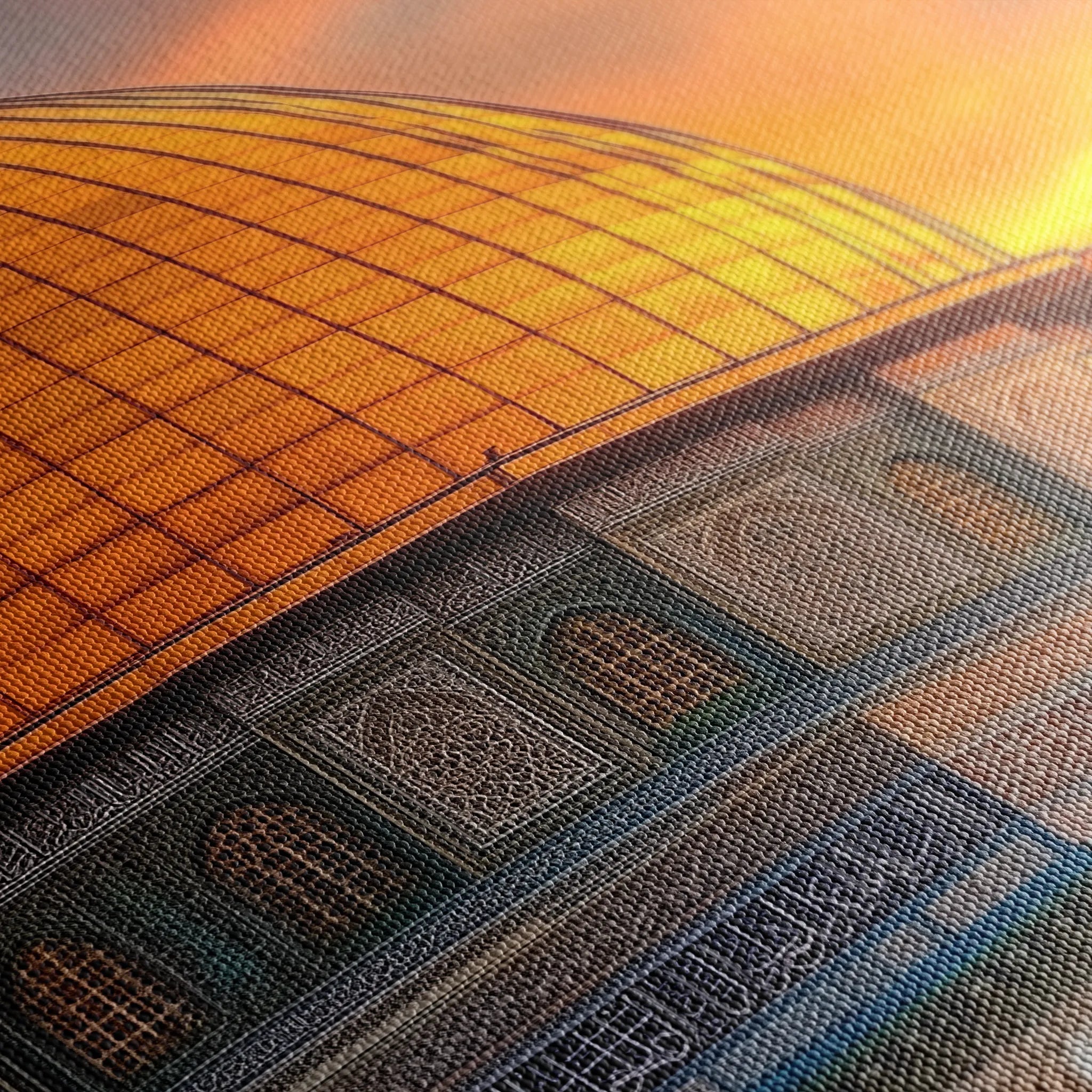 Palestine 061 Canvas Art 60 x 40 cm / Black