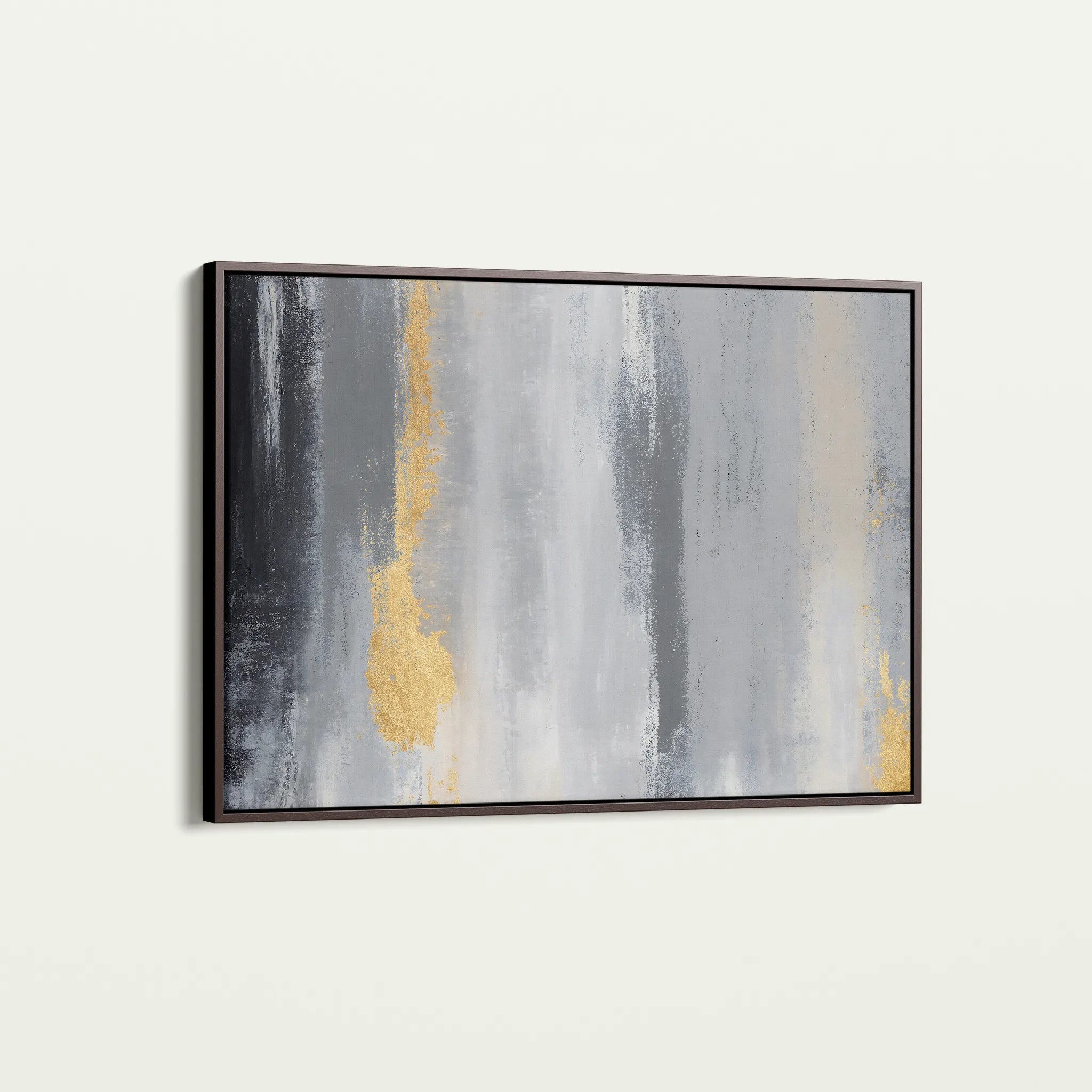 Abstract 062 Canvas Art 60 x 40 cm / Black