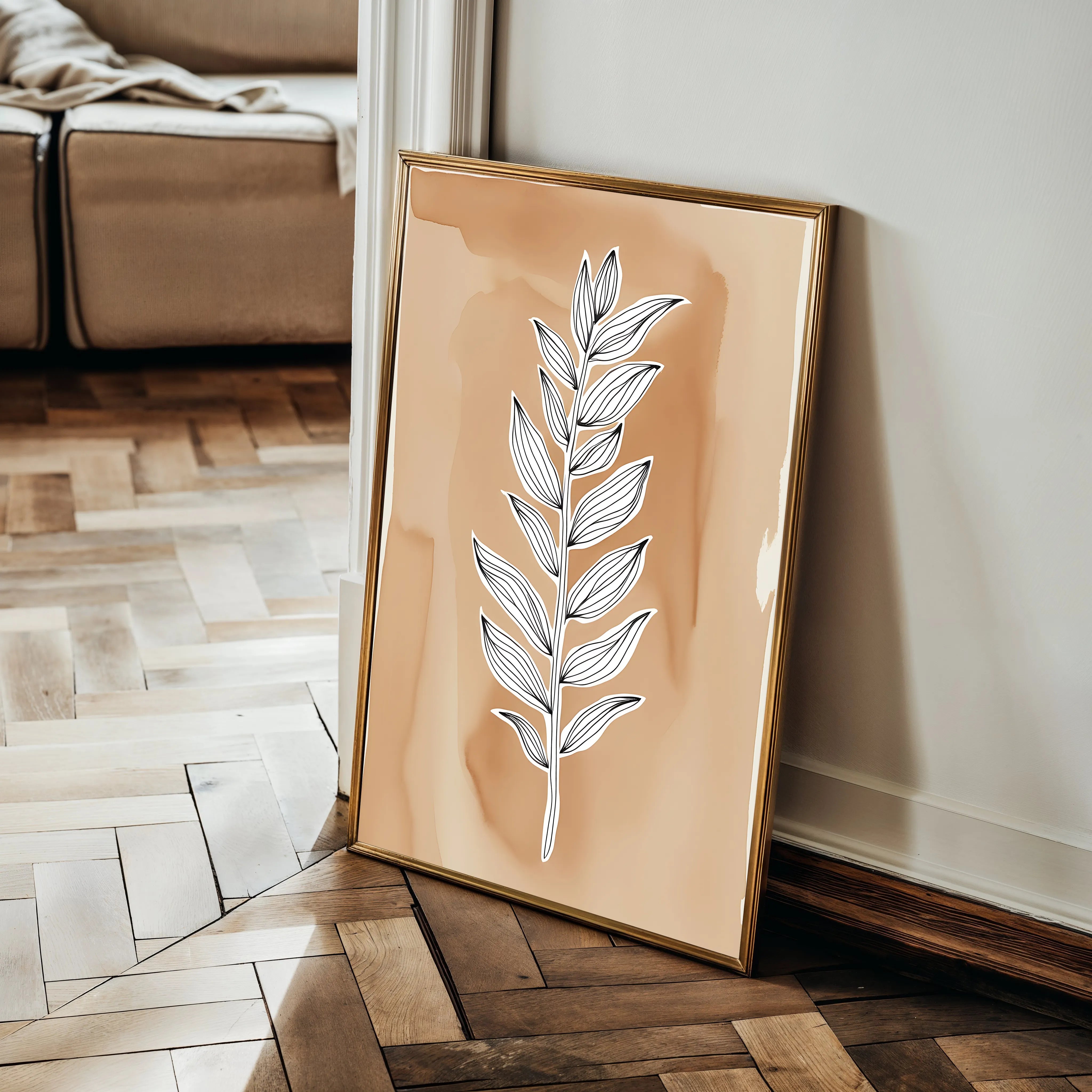 Boho 062 Canvas Art 60 x 40 cm / Black
