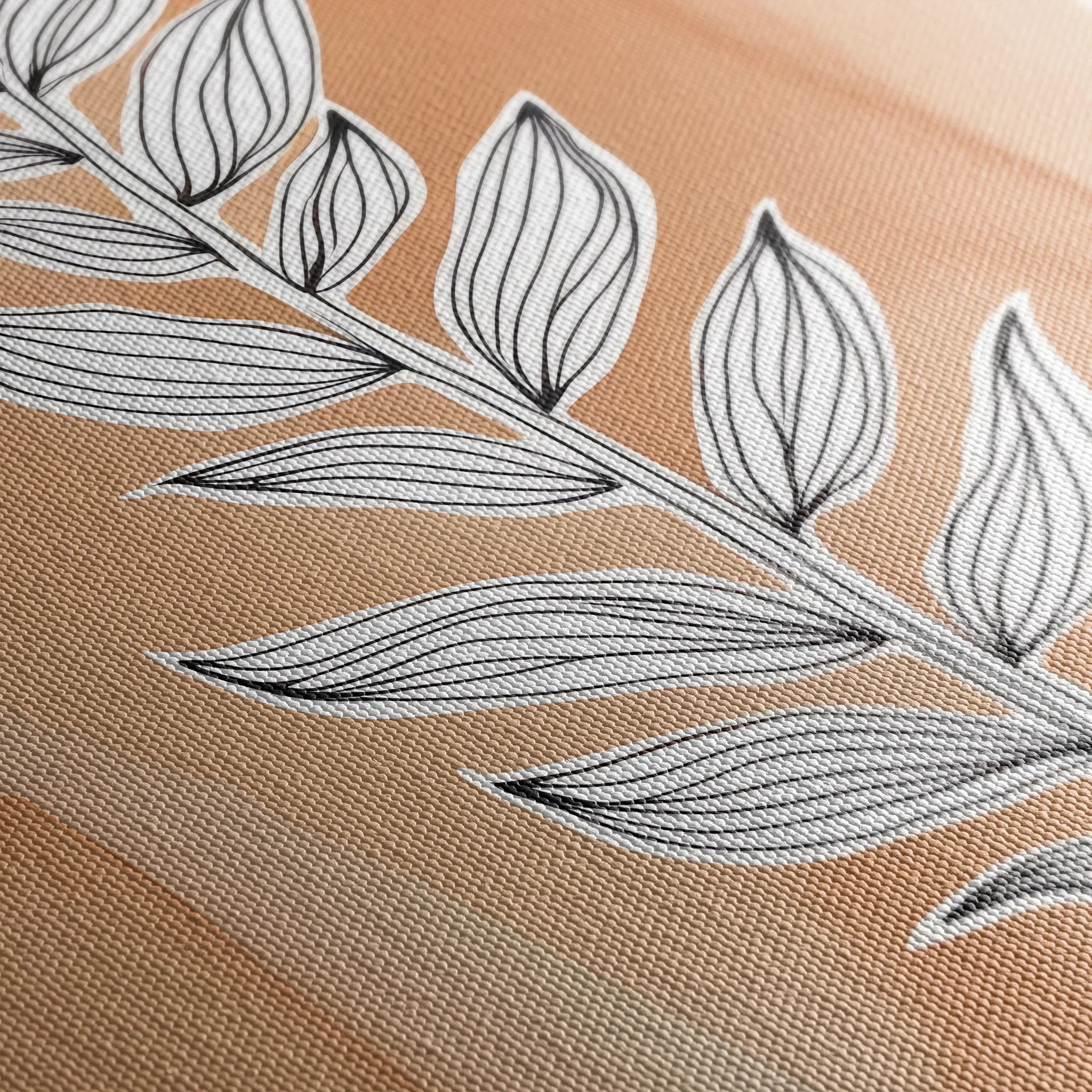 Boho 062 Canvas Art 60 x 40 cm / Black