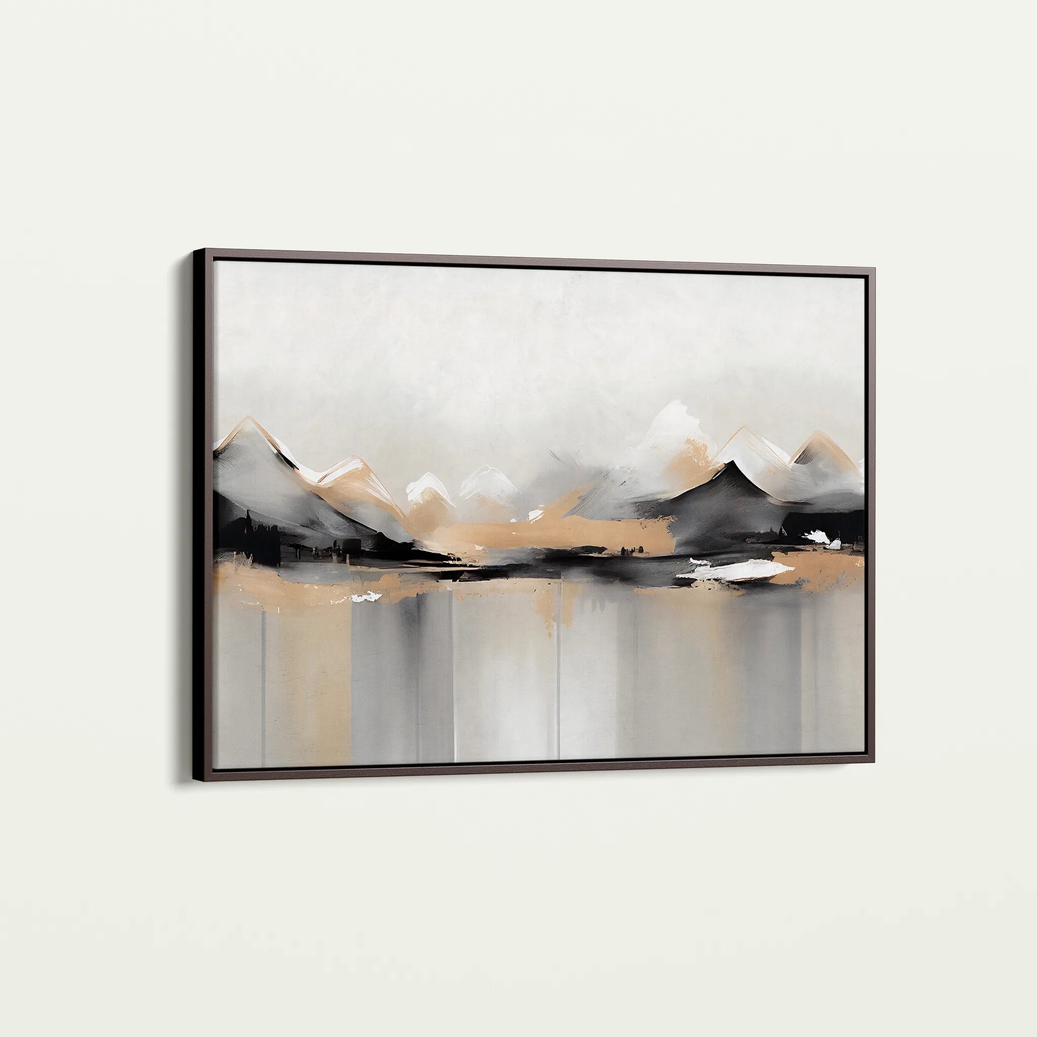 Landscape 062 Canvas Art 60 x 40 cm / Black