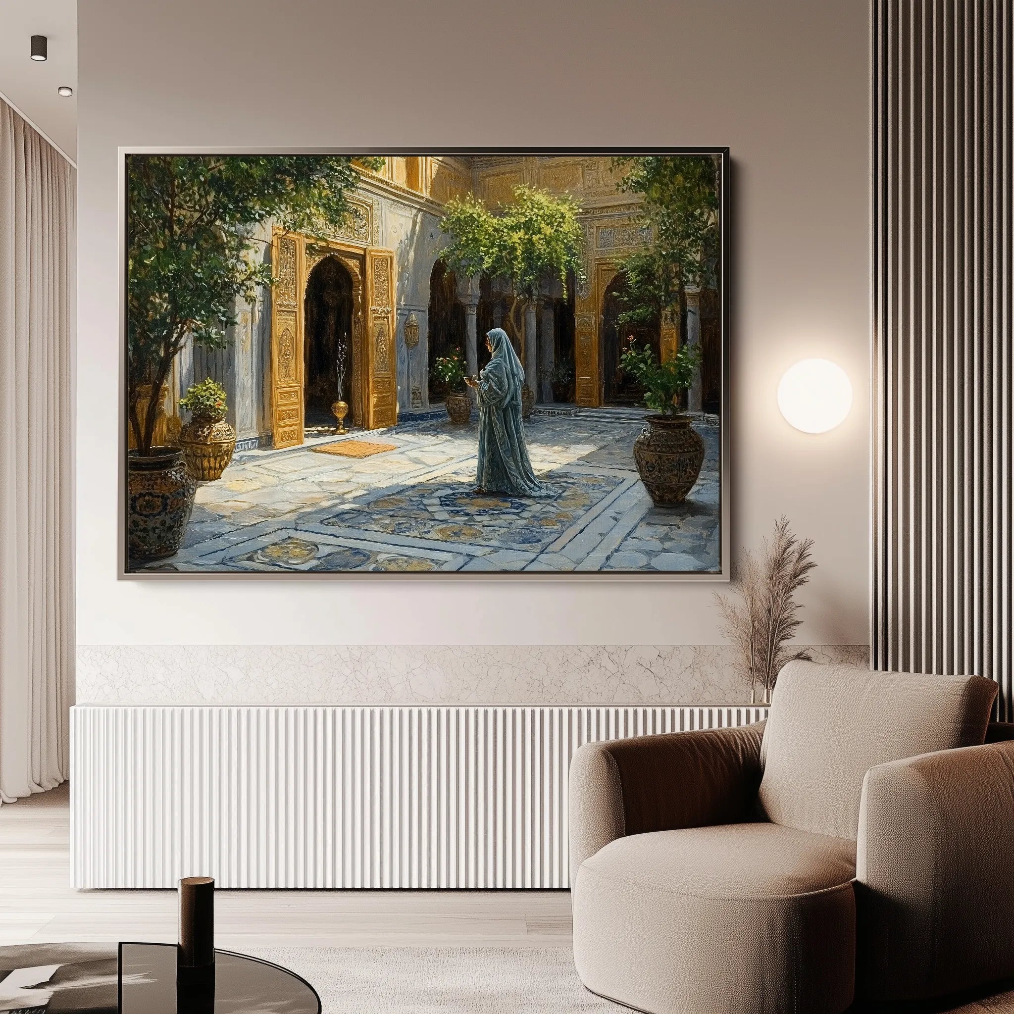 Orientalist 062 Canvas Art 60 x 40 cm / Black