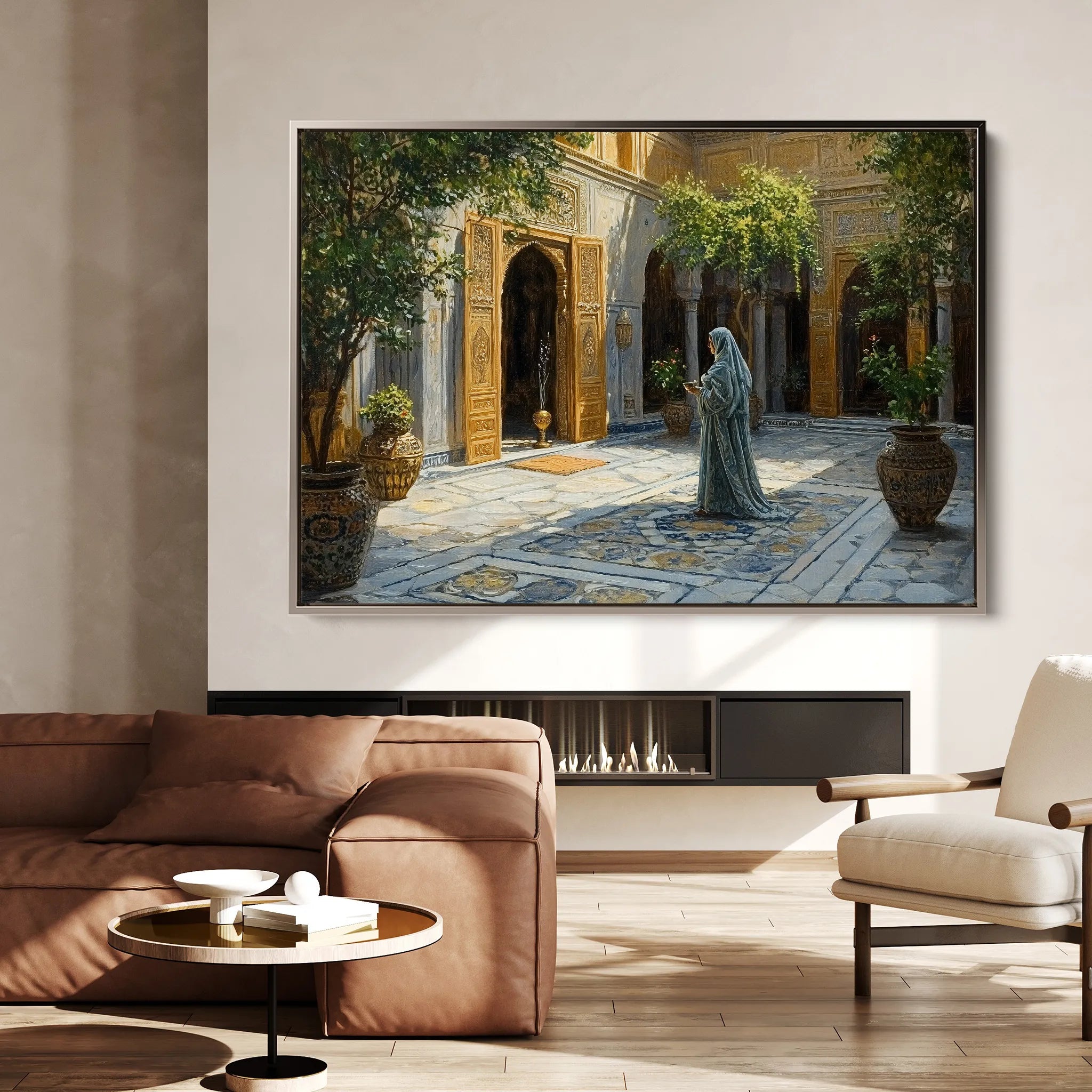 Orientalist 062 Canvas Art 60 x 40 cm / Black