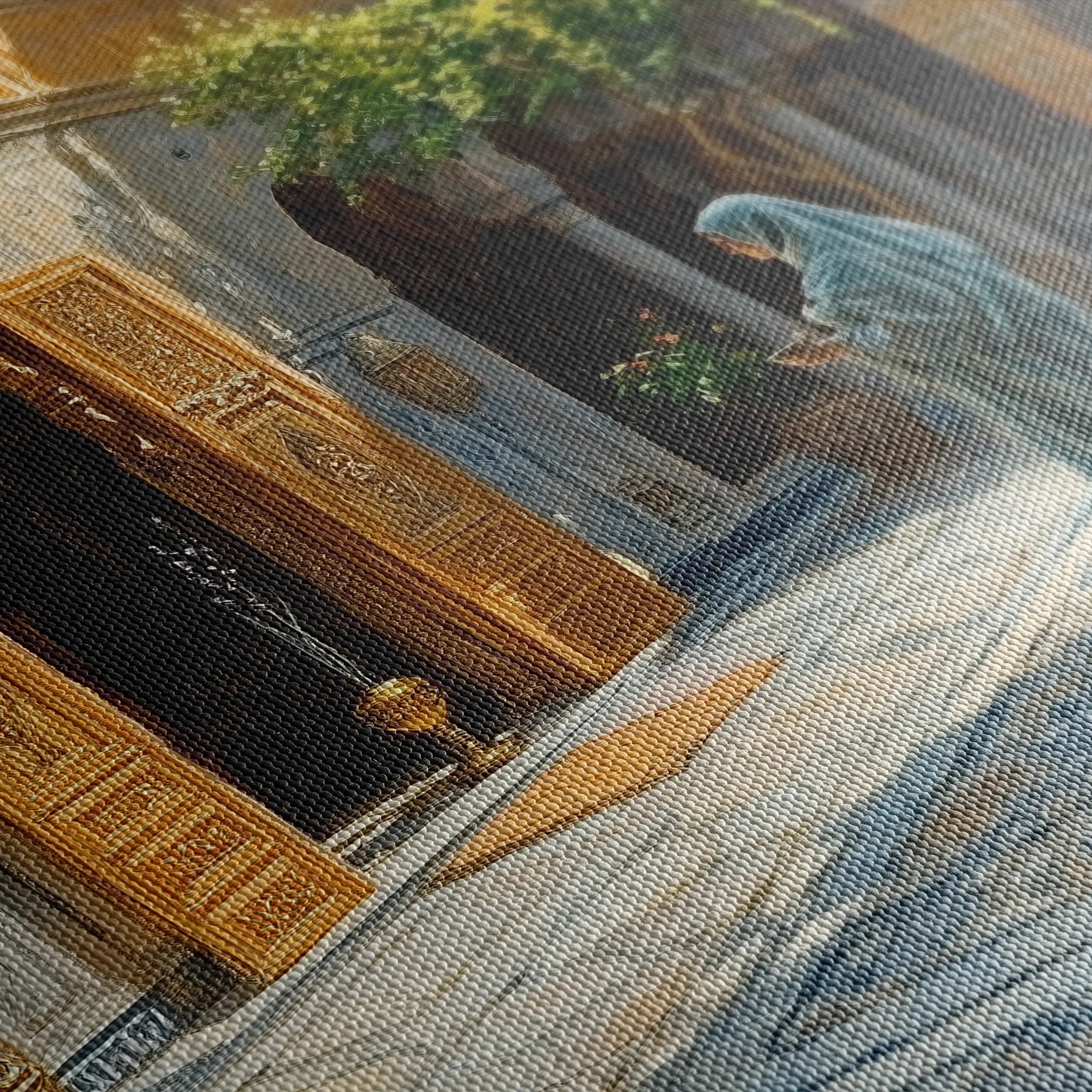 Orientalist 062 Canvas Art 60 x 40 cm / Black