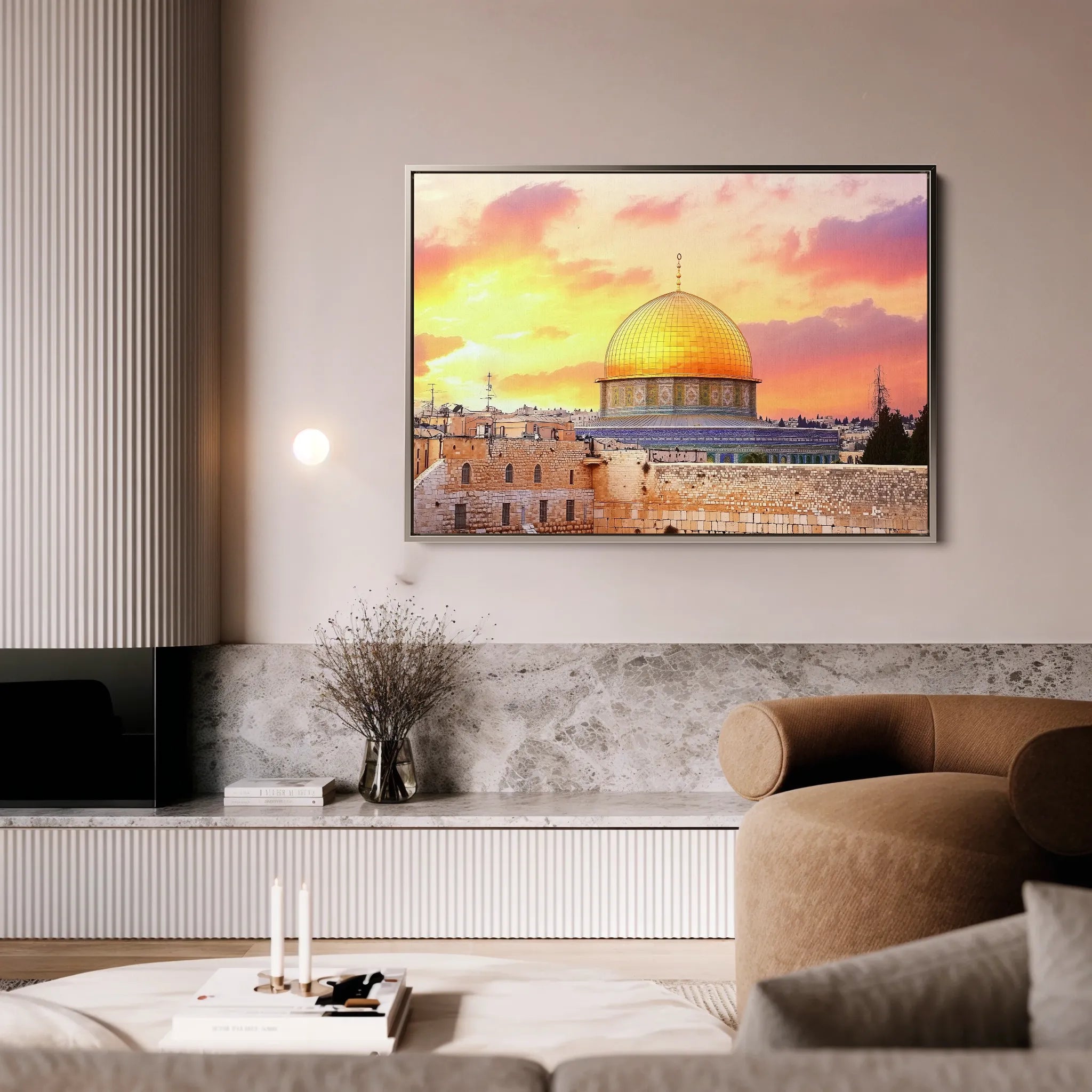 Palestine 062 Canvas Art 60 x 40 cm / Black