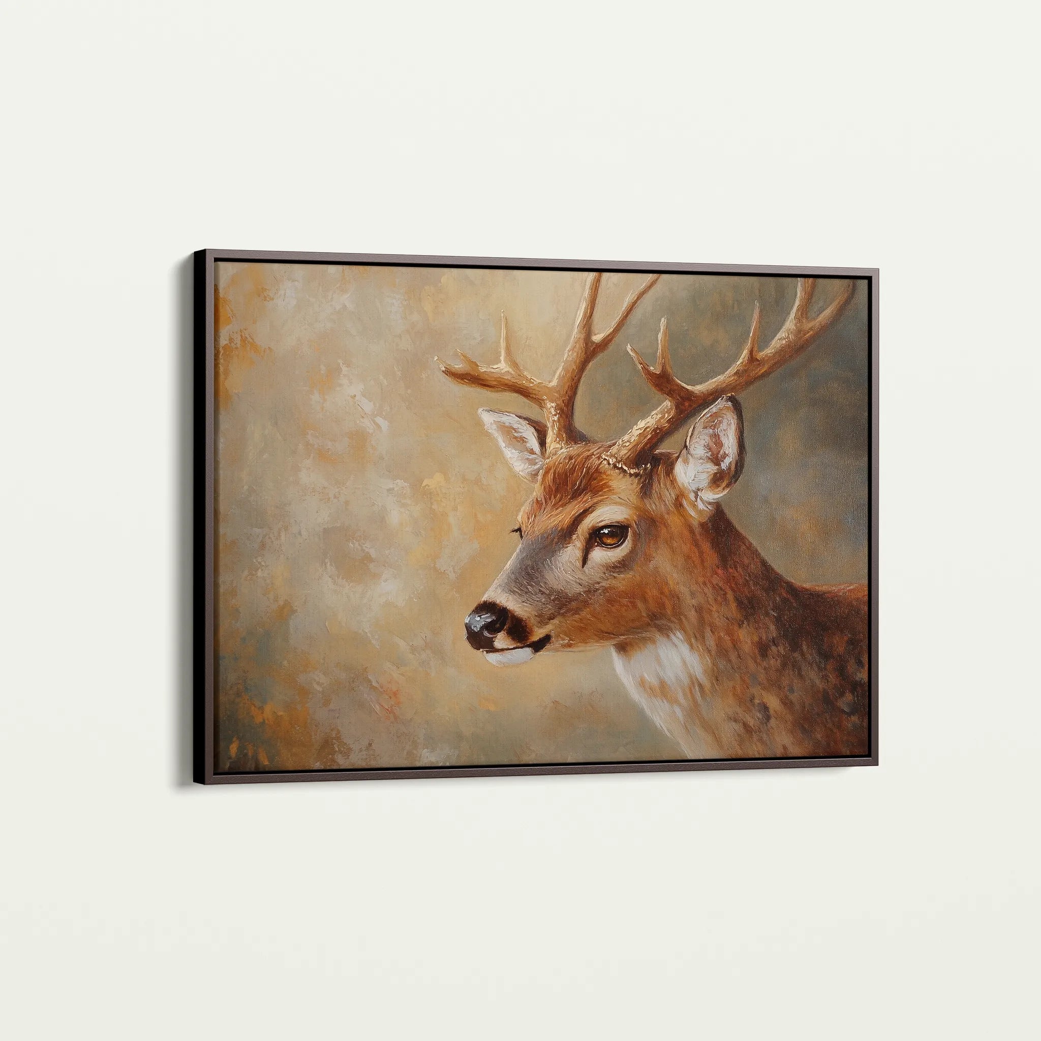 Animals 063 Canvas Art 60 x 40 cm / Black