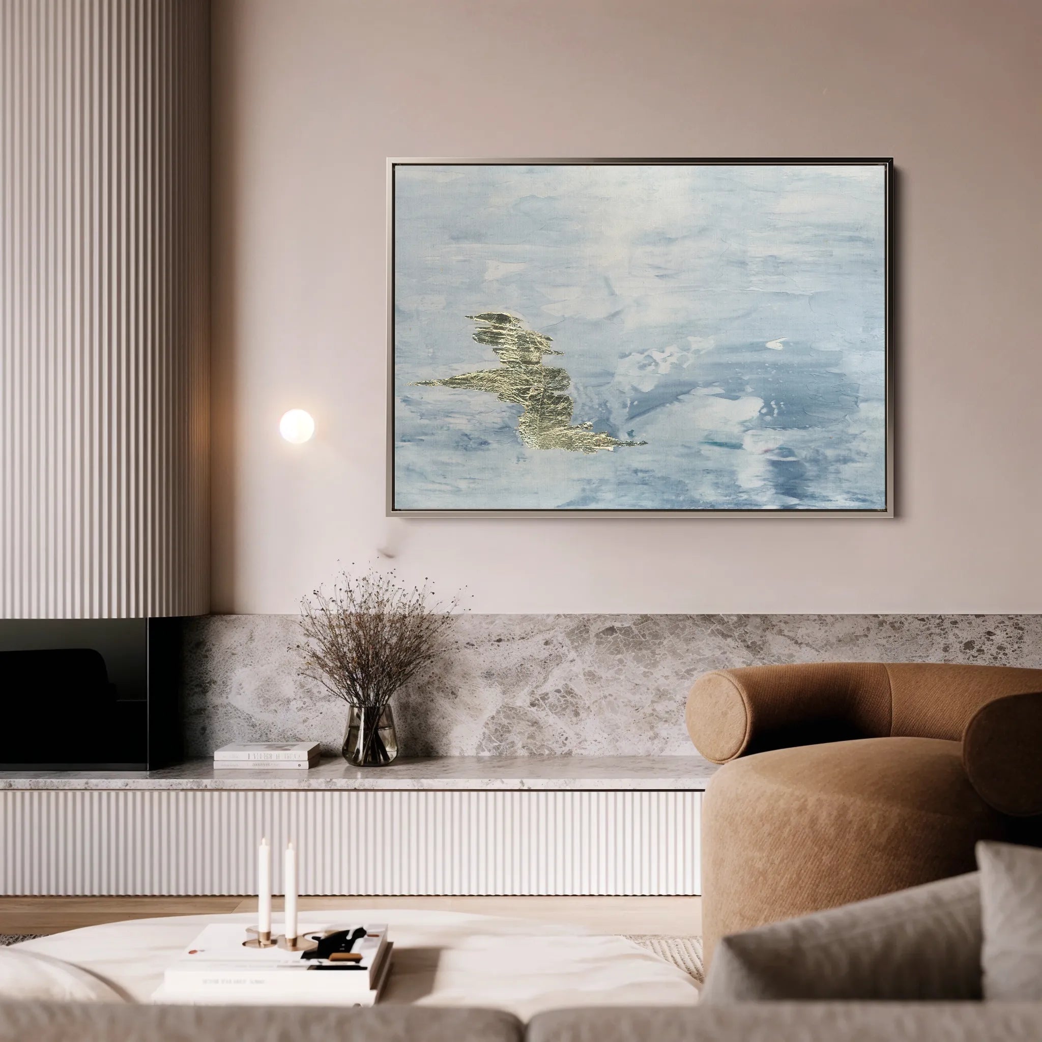 Abstract 063 Canvas Art 60 x 40 cm / Black