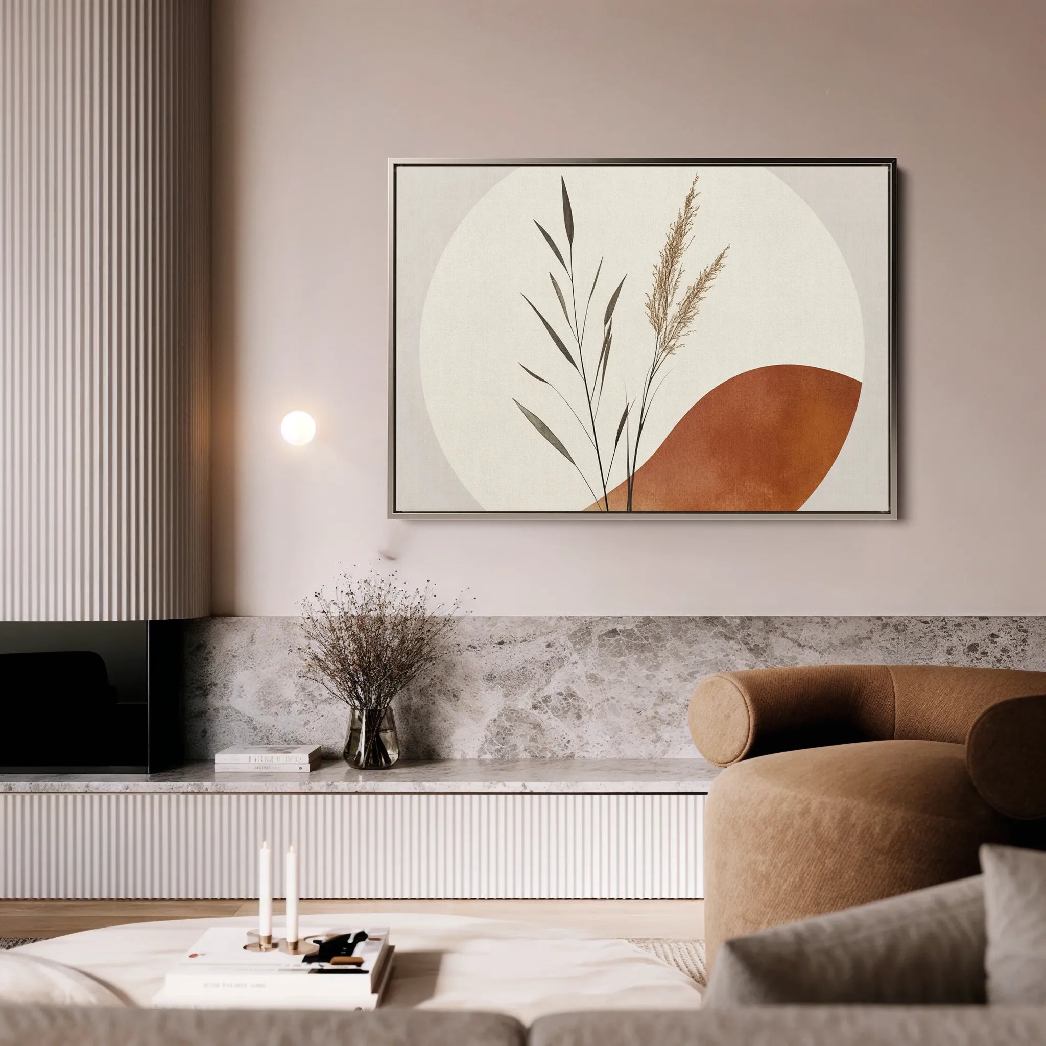 Boho 063 Canvas Art 60 x 40 cm / Black