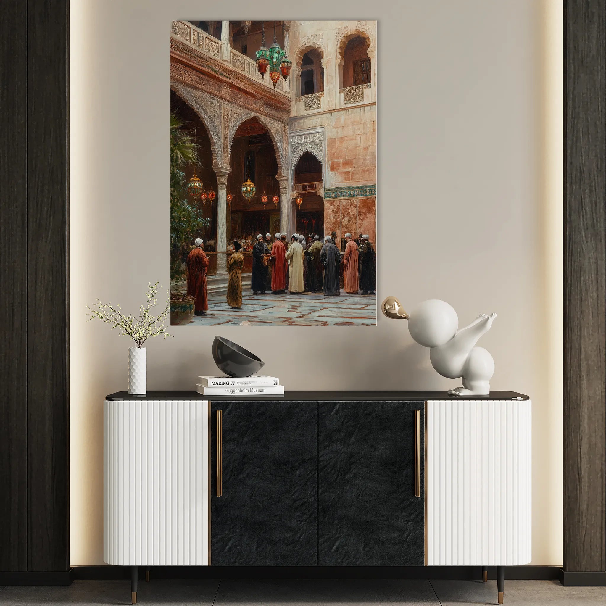 Orientalist 063 Canvas Art 60 x 40 cm / Black