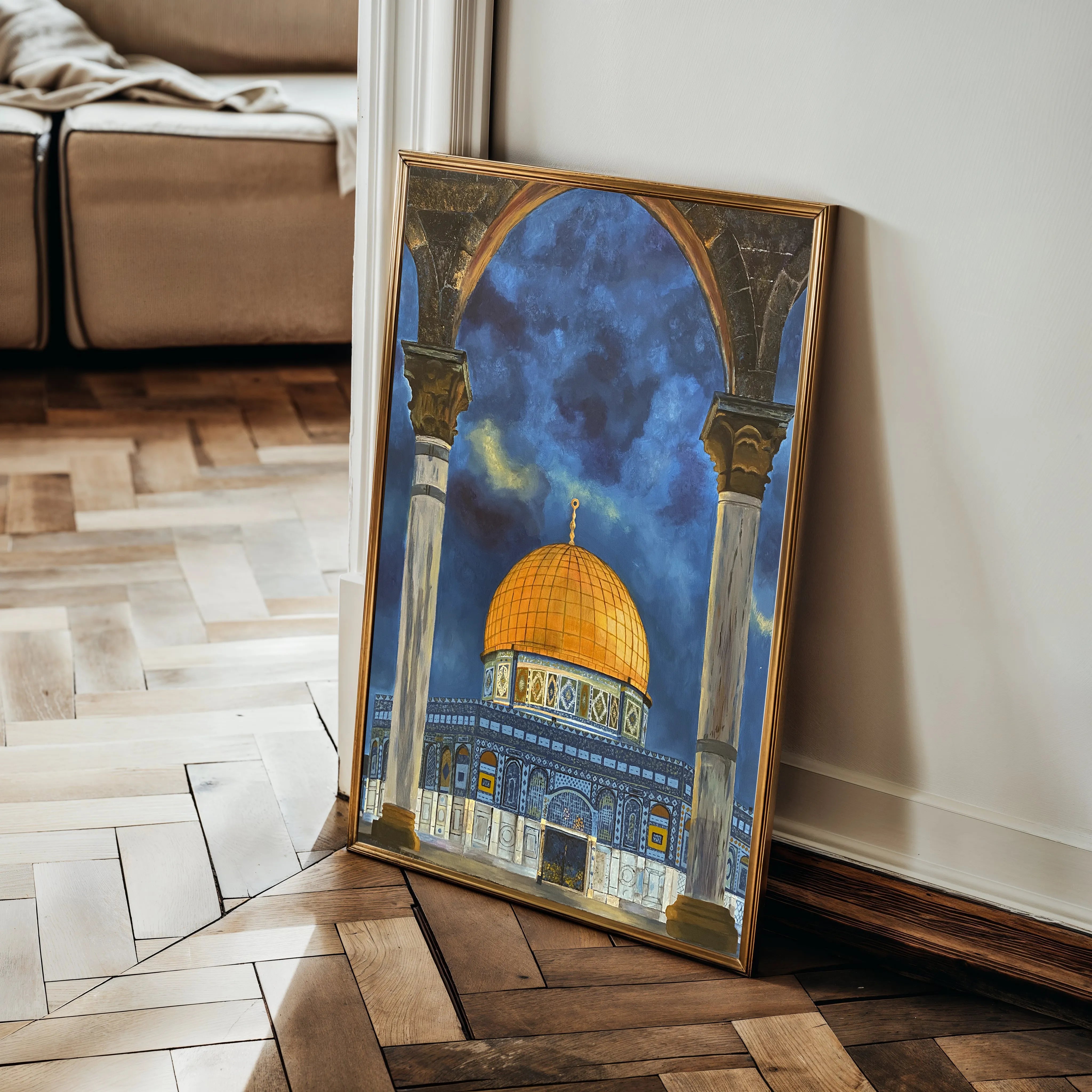 Palestine 063 Canvas Art 60 x 40 cm / Black