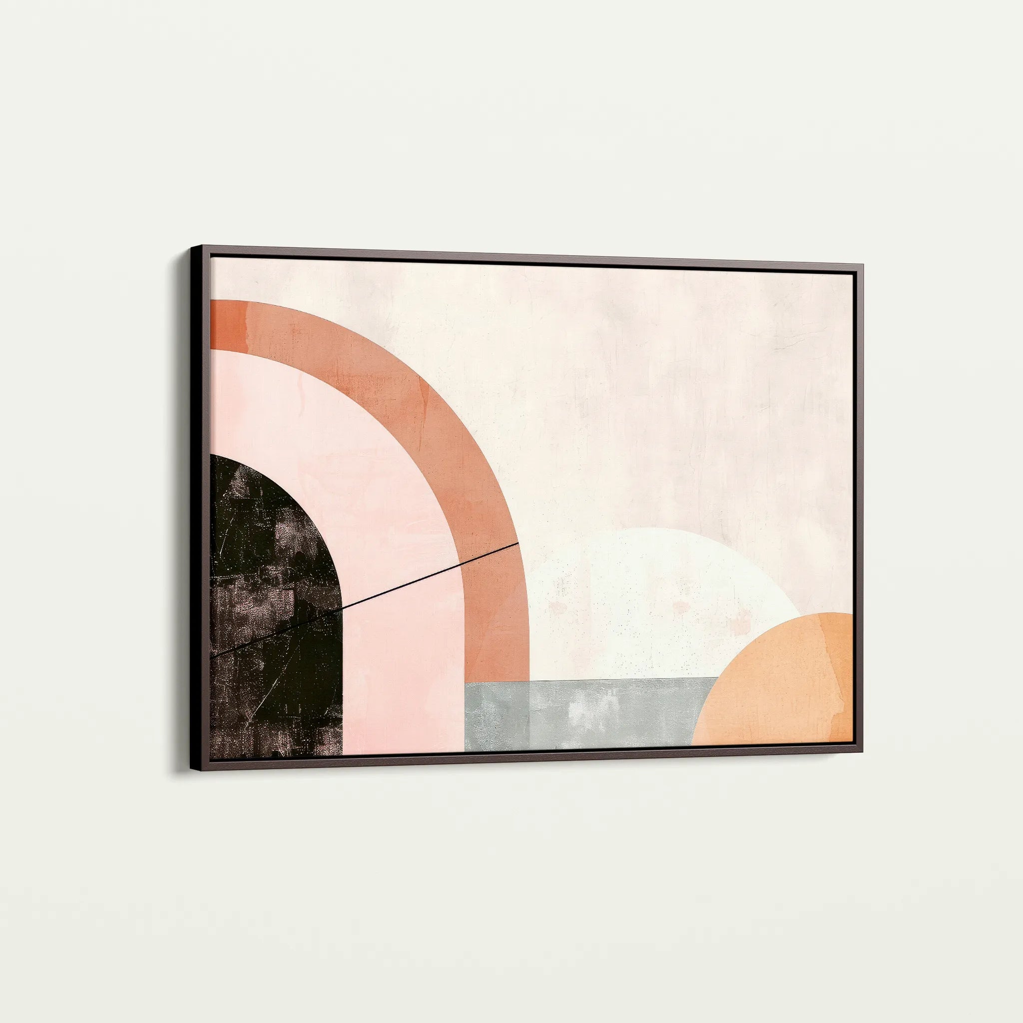 Boho 064 Canvas Art 60 x 40 cm / Black