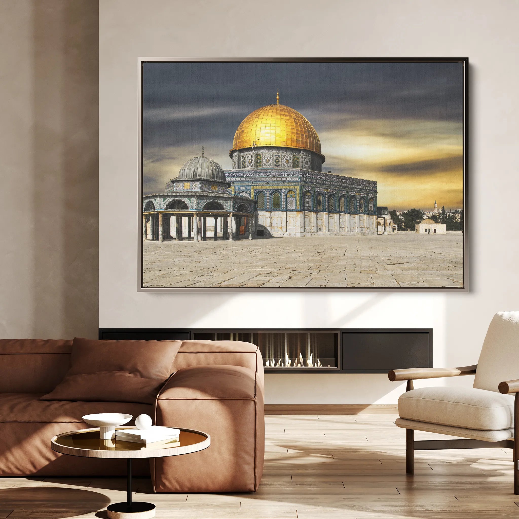 Palestine 064 Canvas Art 60 x 40 cm / Black