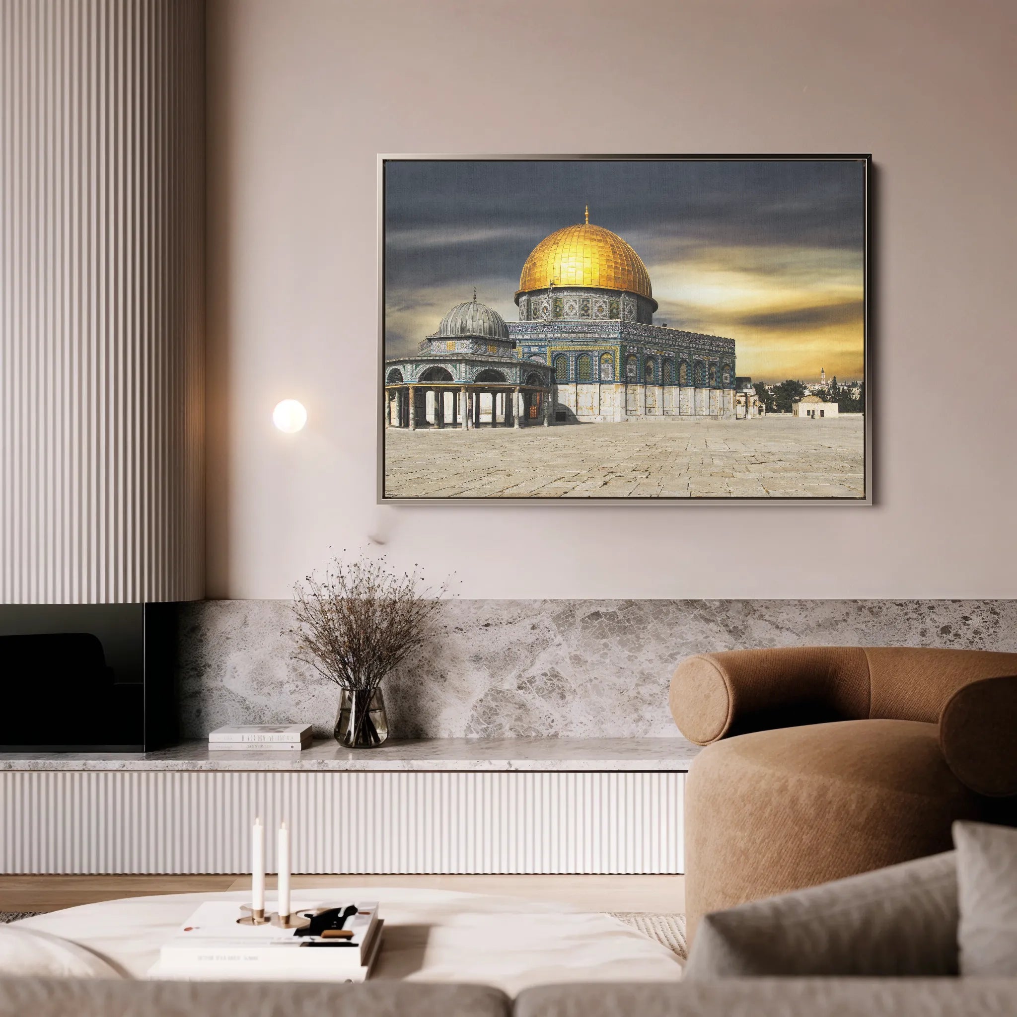 Palestine 064 Canvas Art 60 x 40 cm / Black