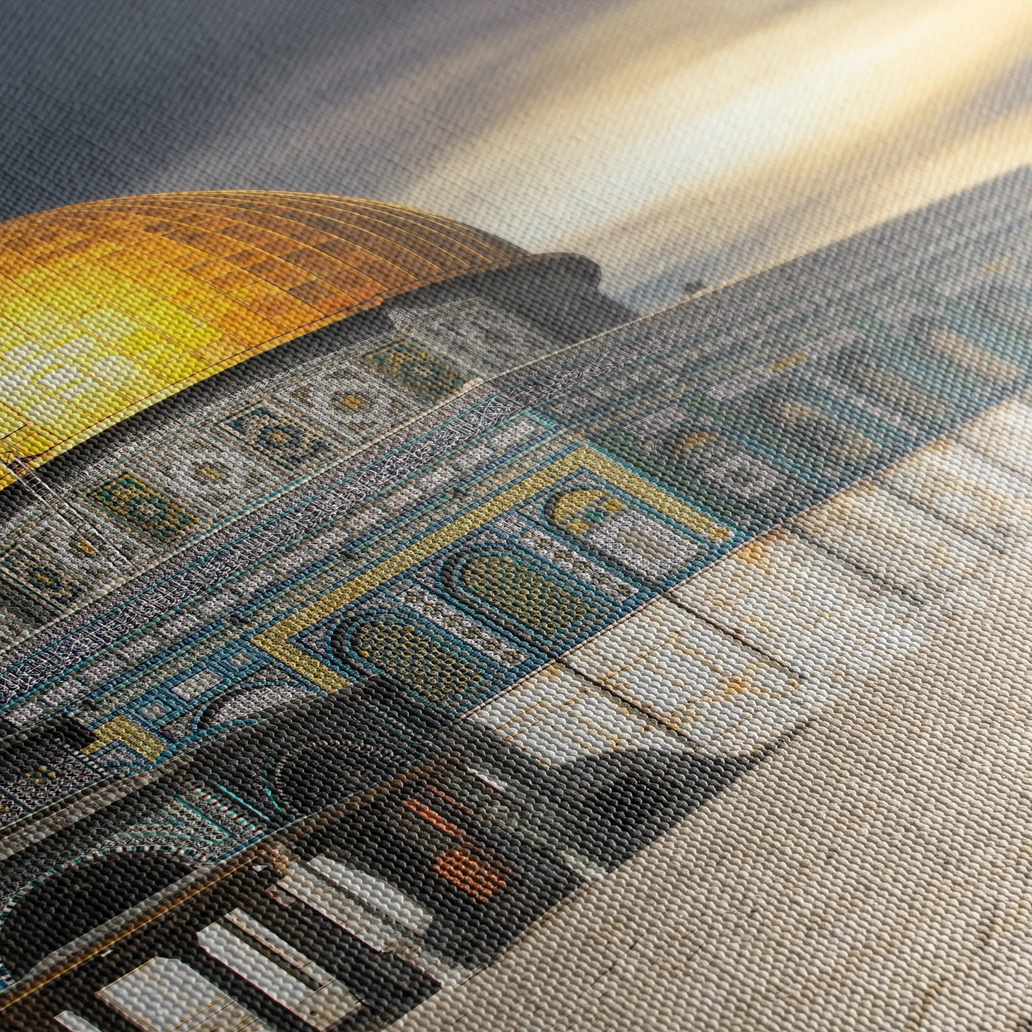 Palestine 064 Canvas Art 60 x 40 cm / Black