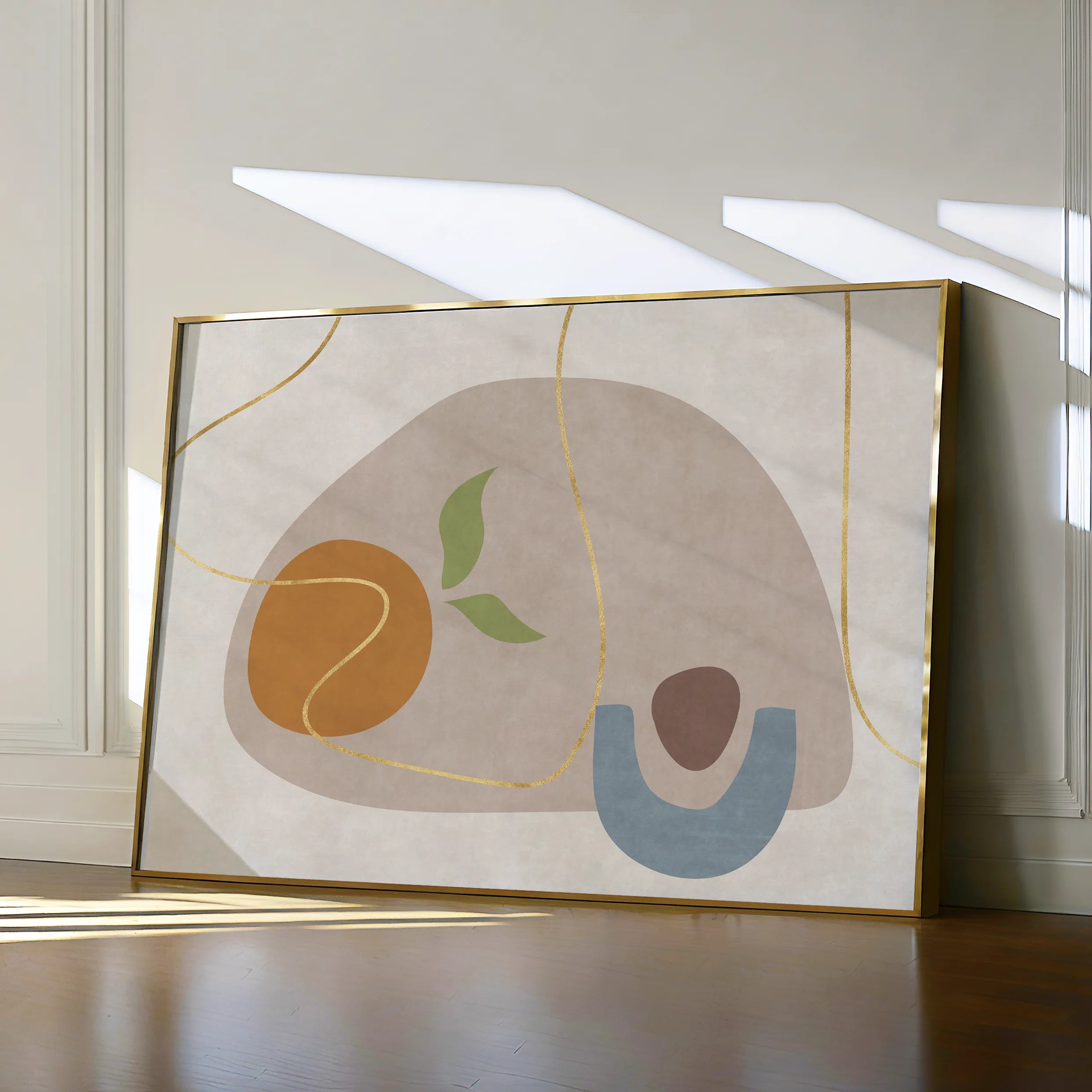 Boho 065 Canvas Art 60 x 40 cm / Black