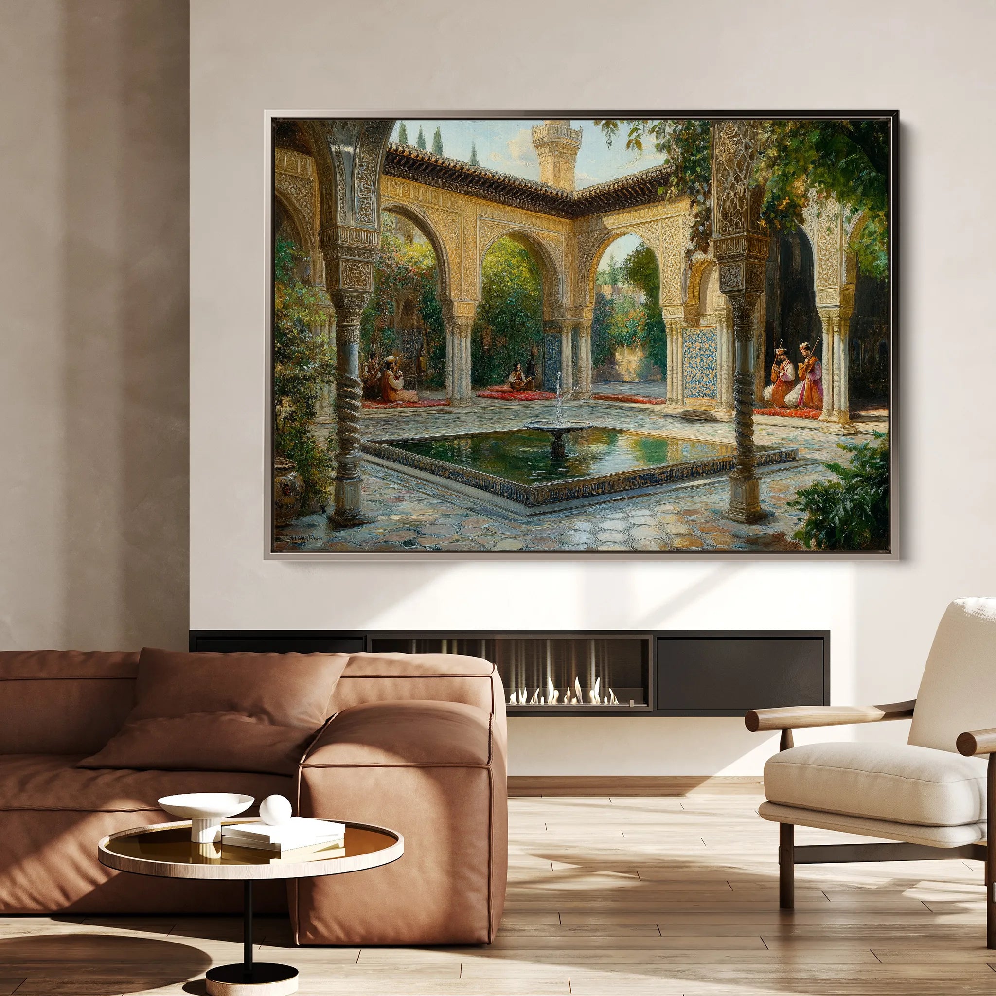 Orientalist 065 Canvas Art 60 x 40 cm / Black