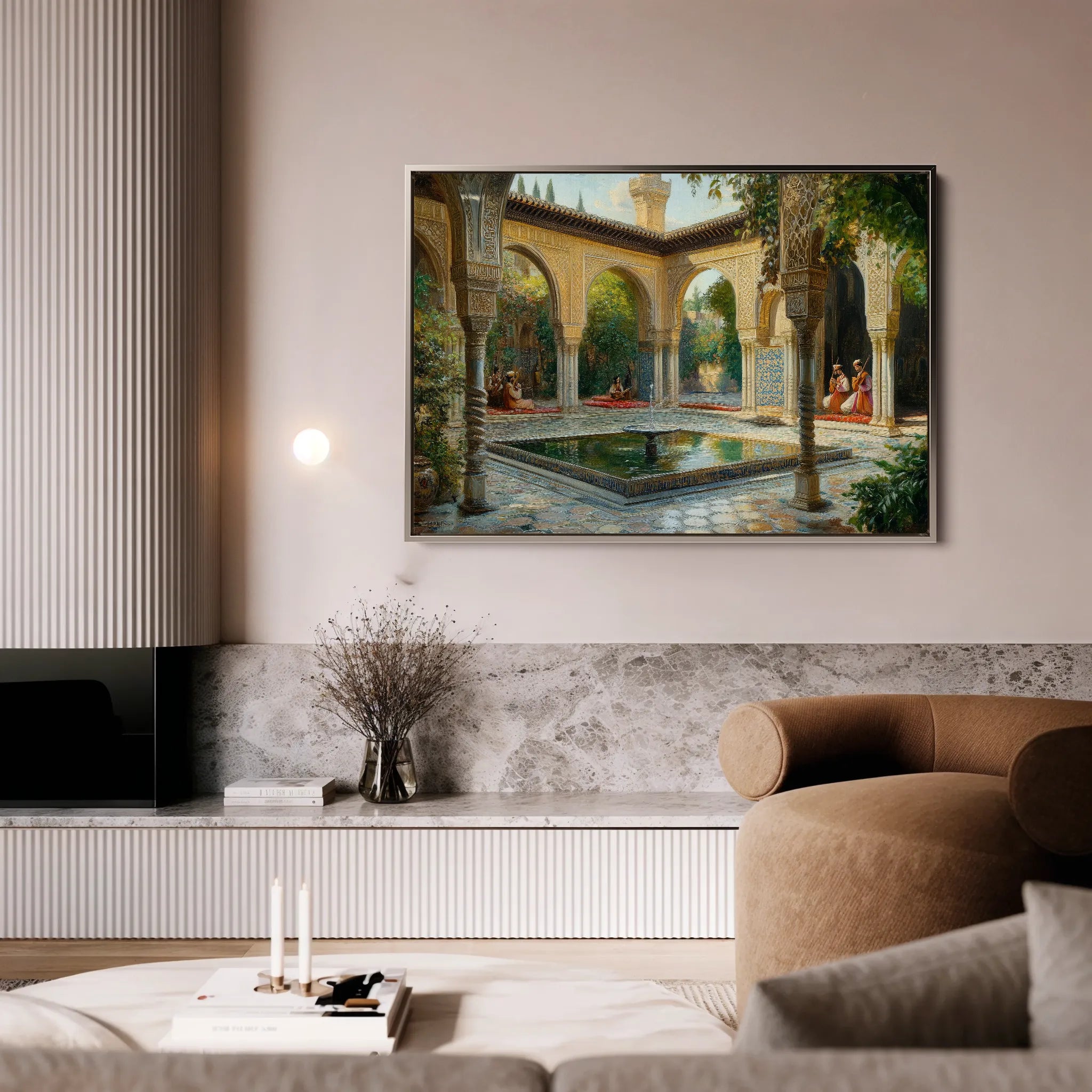 Orientalist 065 Canvas Art 60 x 40 cm / Black