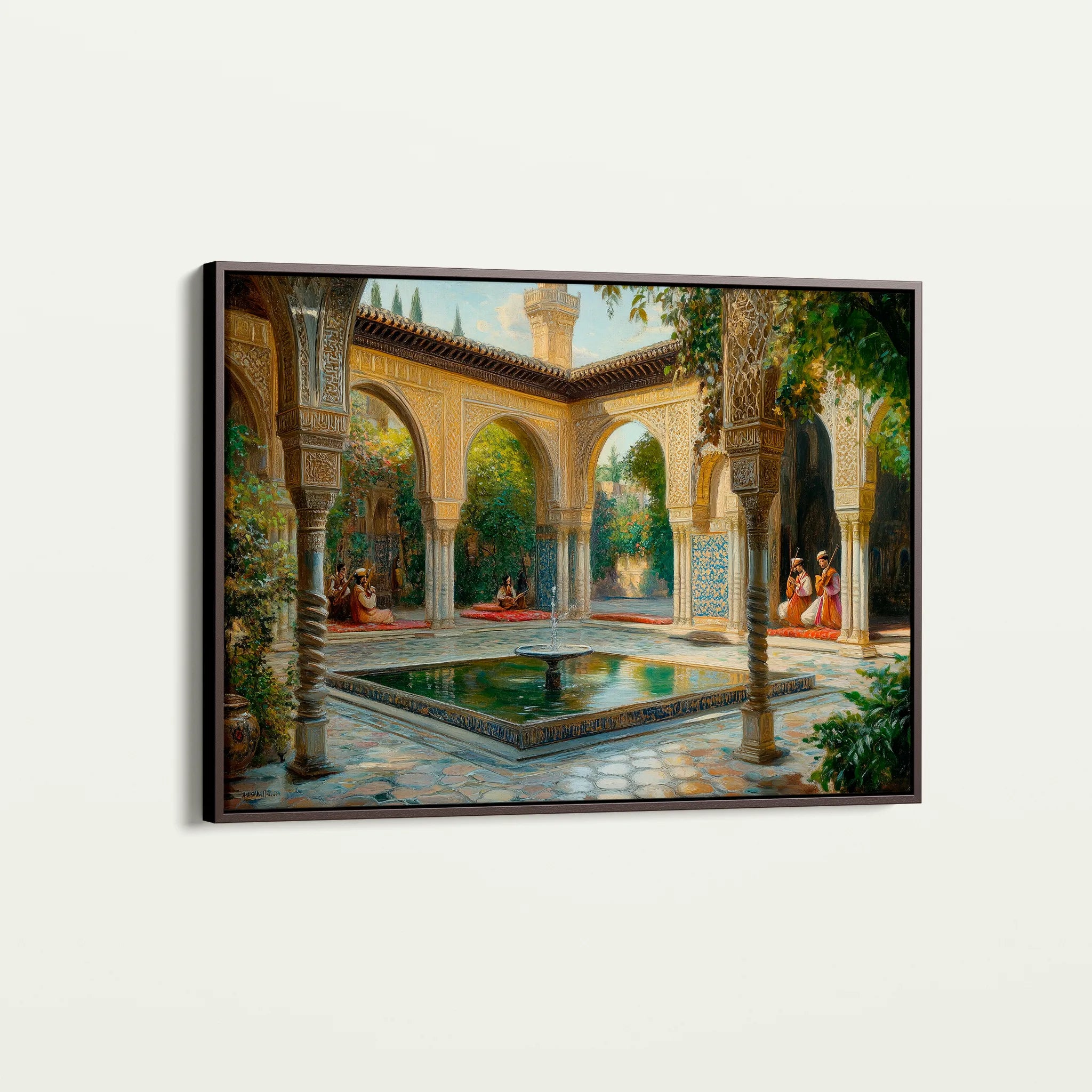 Orientalist 065 Canvas Art 60 x 40 cm / Black