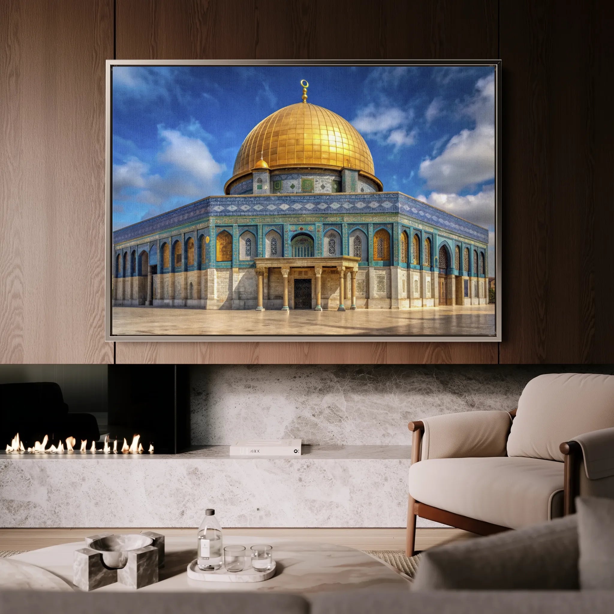 Palestine 065 Canvas Art 60 x 40 cm / Black