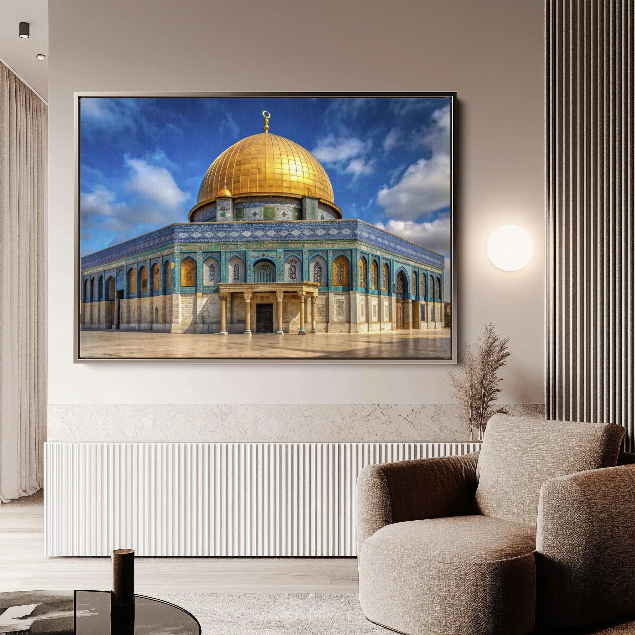 Palestine 065 Canvas Art 60 x 40 cm / Black