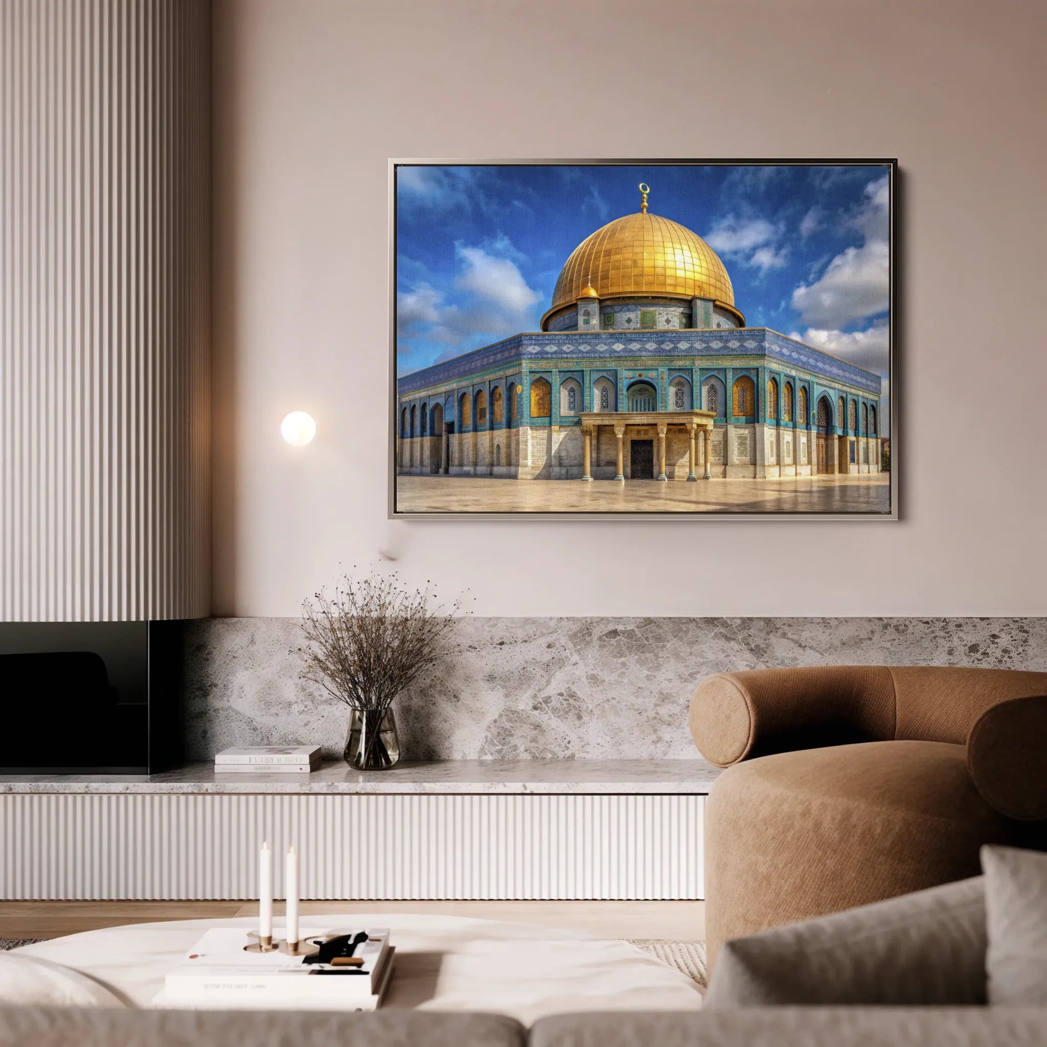 Palestine 065 Canvas Art 60 x 40 cm / Black