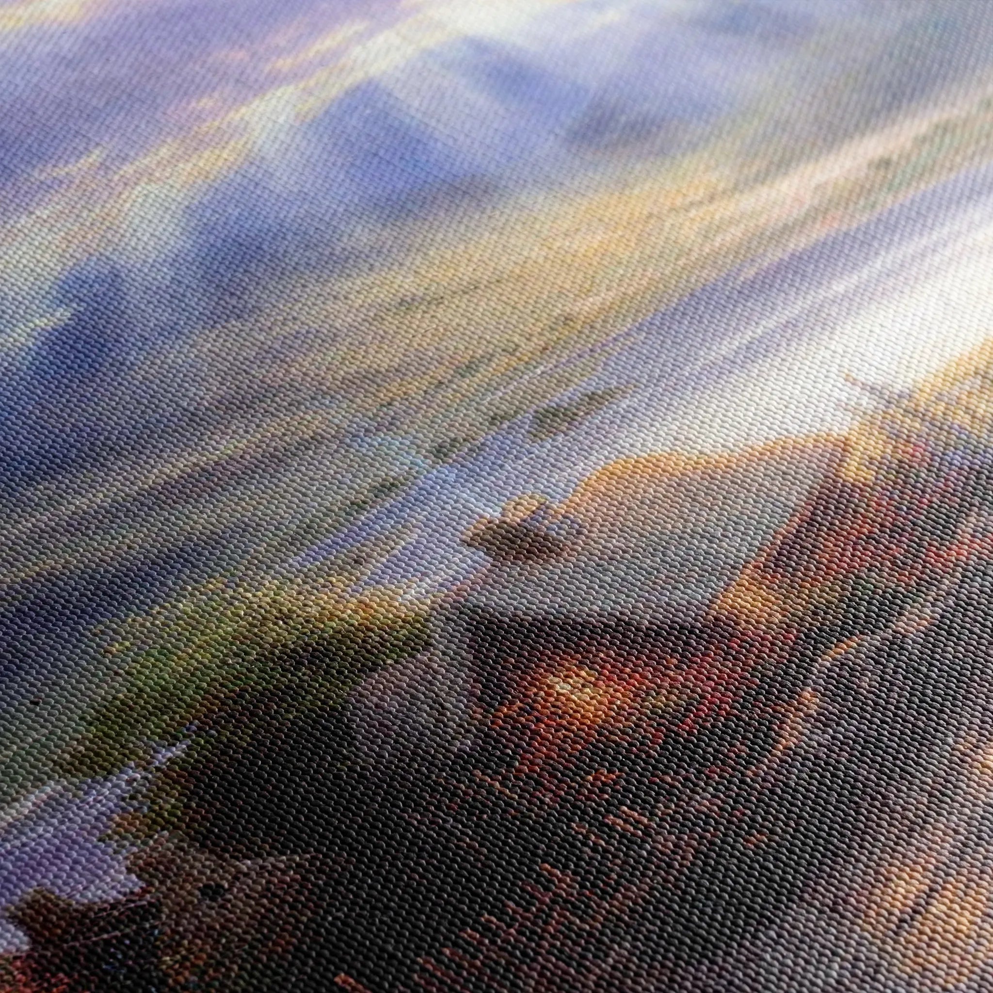 Landscape 066 Canvas Art 60 x 40 cm / Black