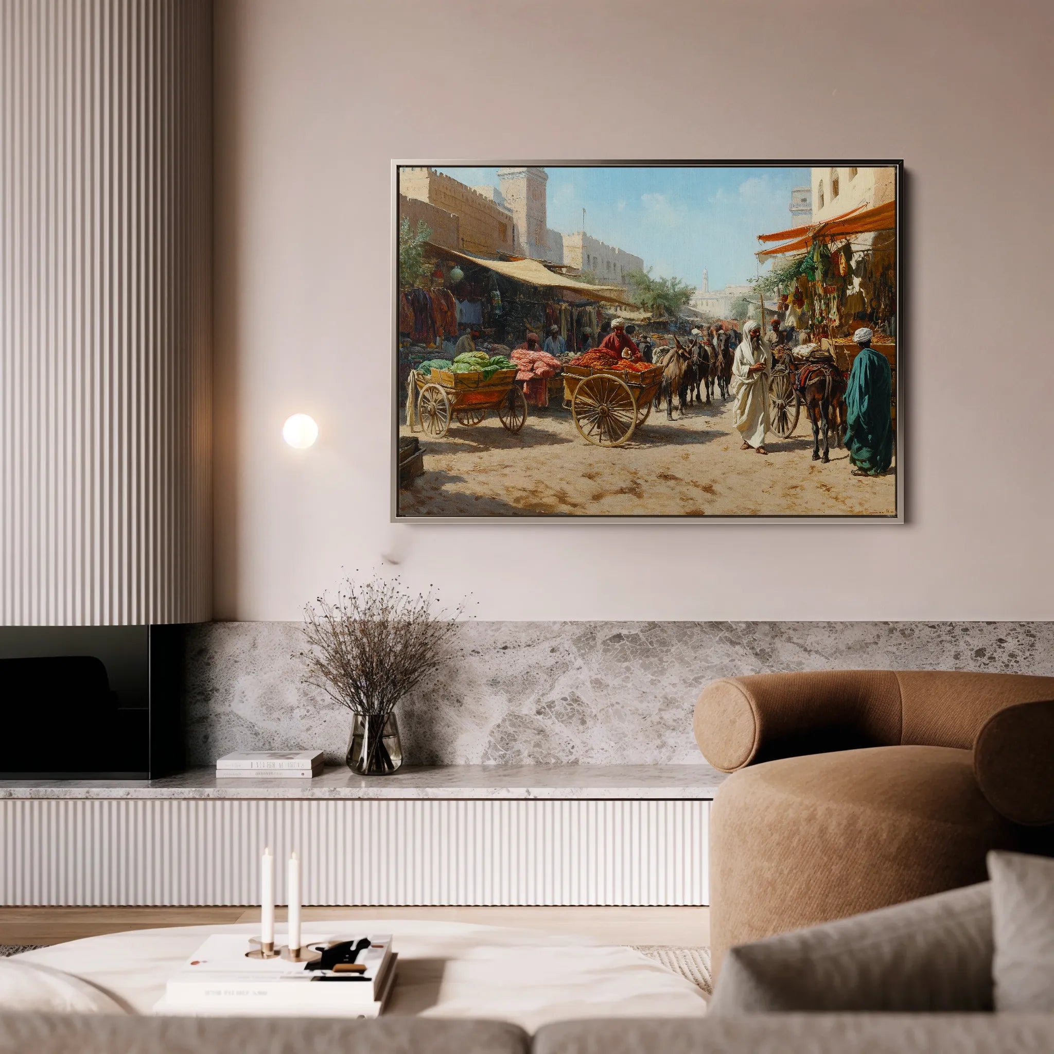 Orientalist 066 Canvas Art 60 x 40 cm / Black