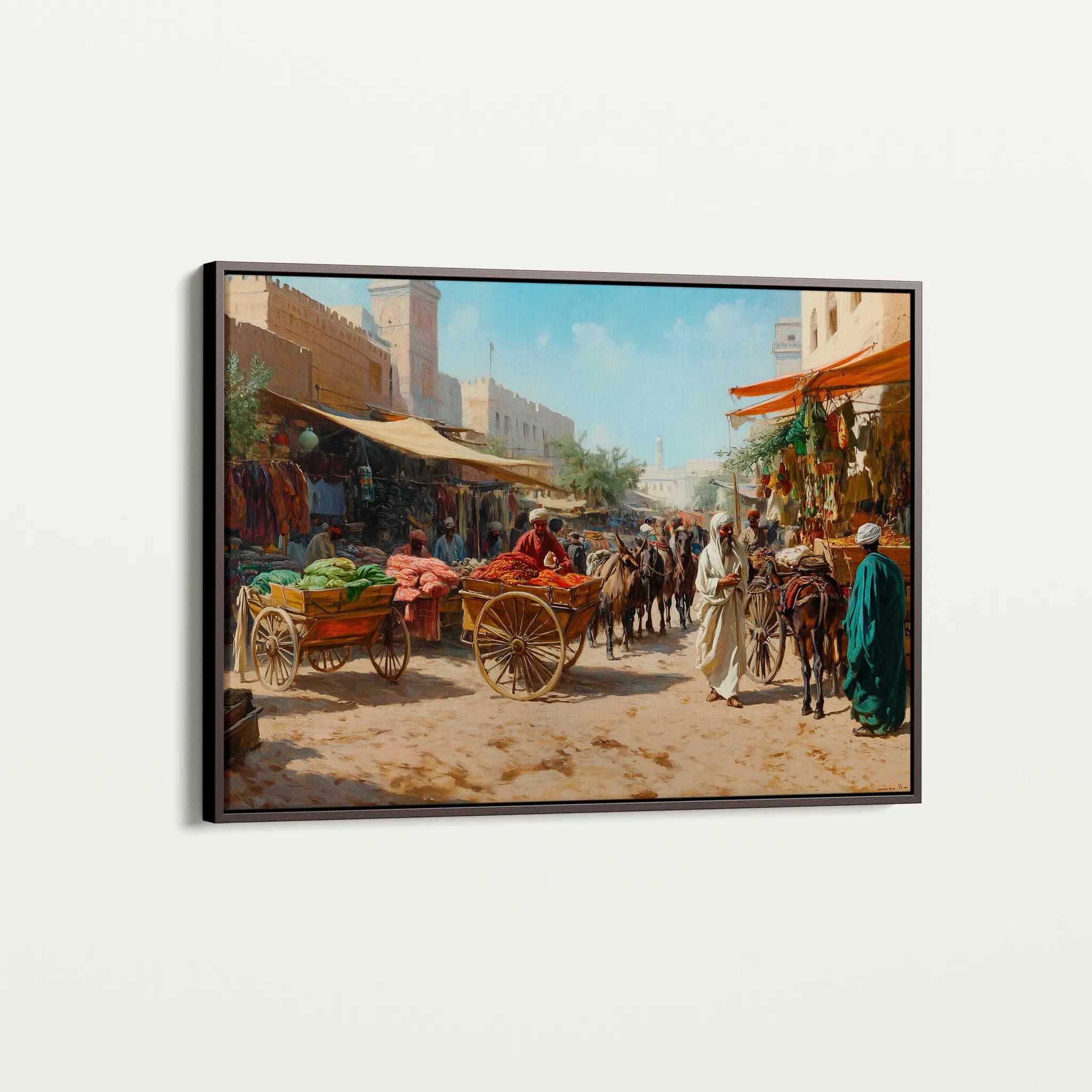 Orientalist 066 Canvas Art 60 x 40 cm / Black