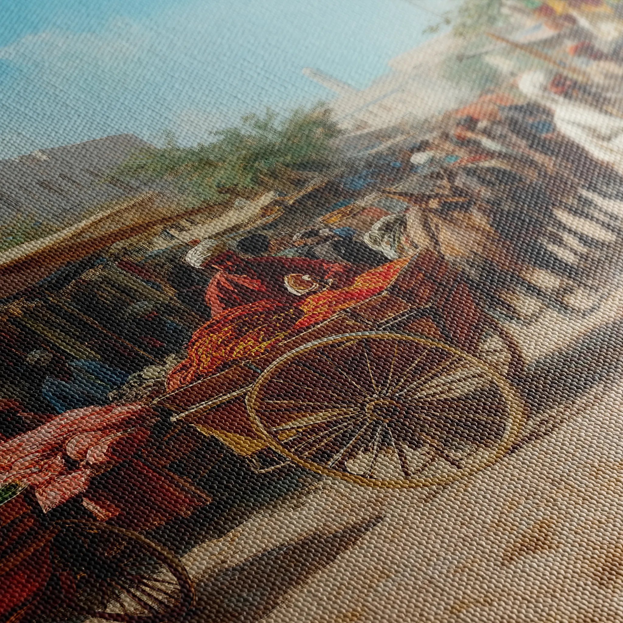 Orientalist 066 Canvas Art 60 x 40 cm / Black
